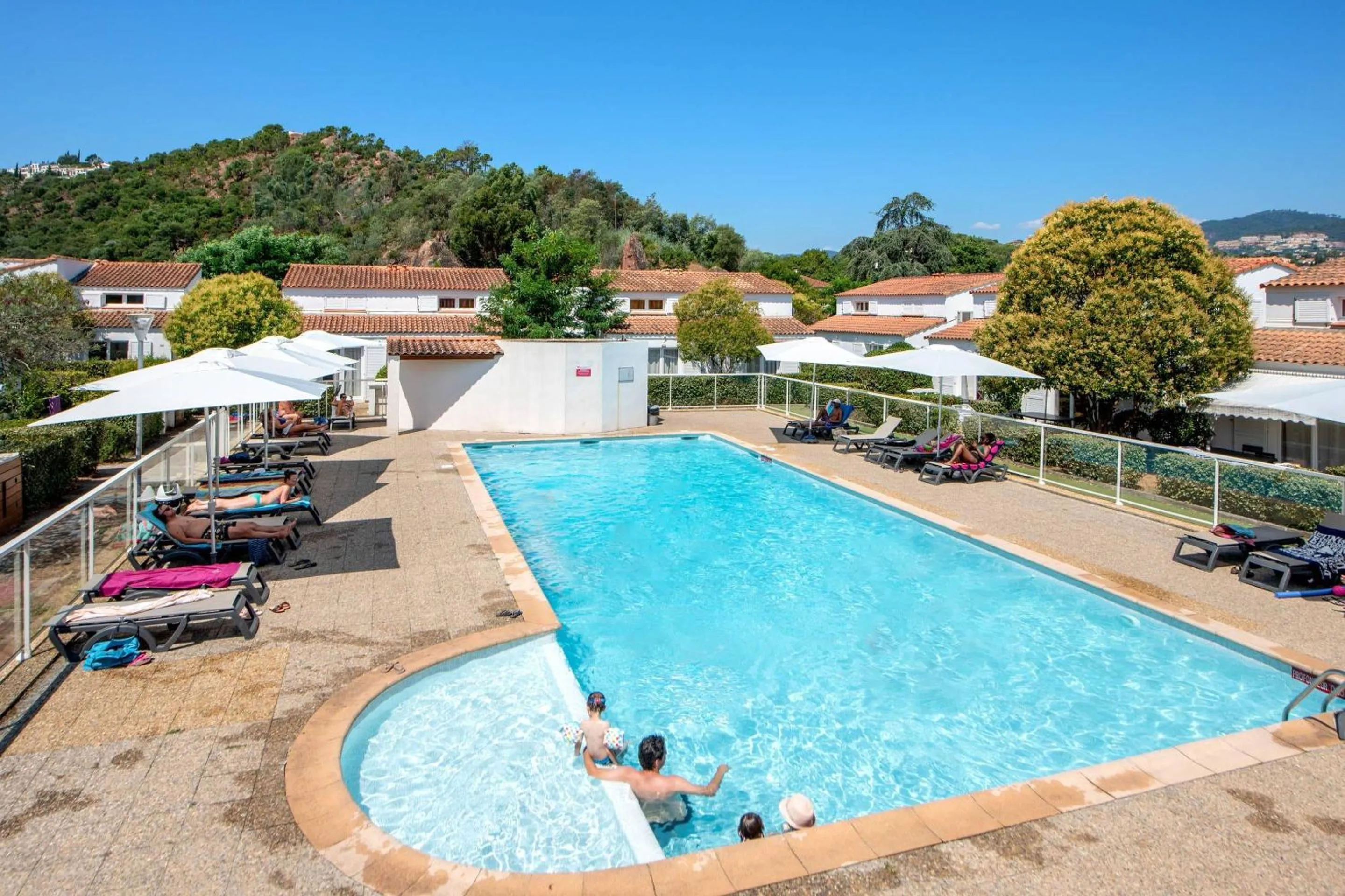 Swimming pool in Comfort Aparthotel Mandelieu la Napoule Village