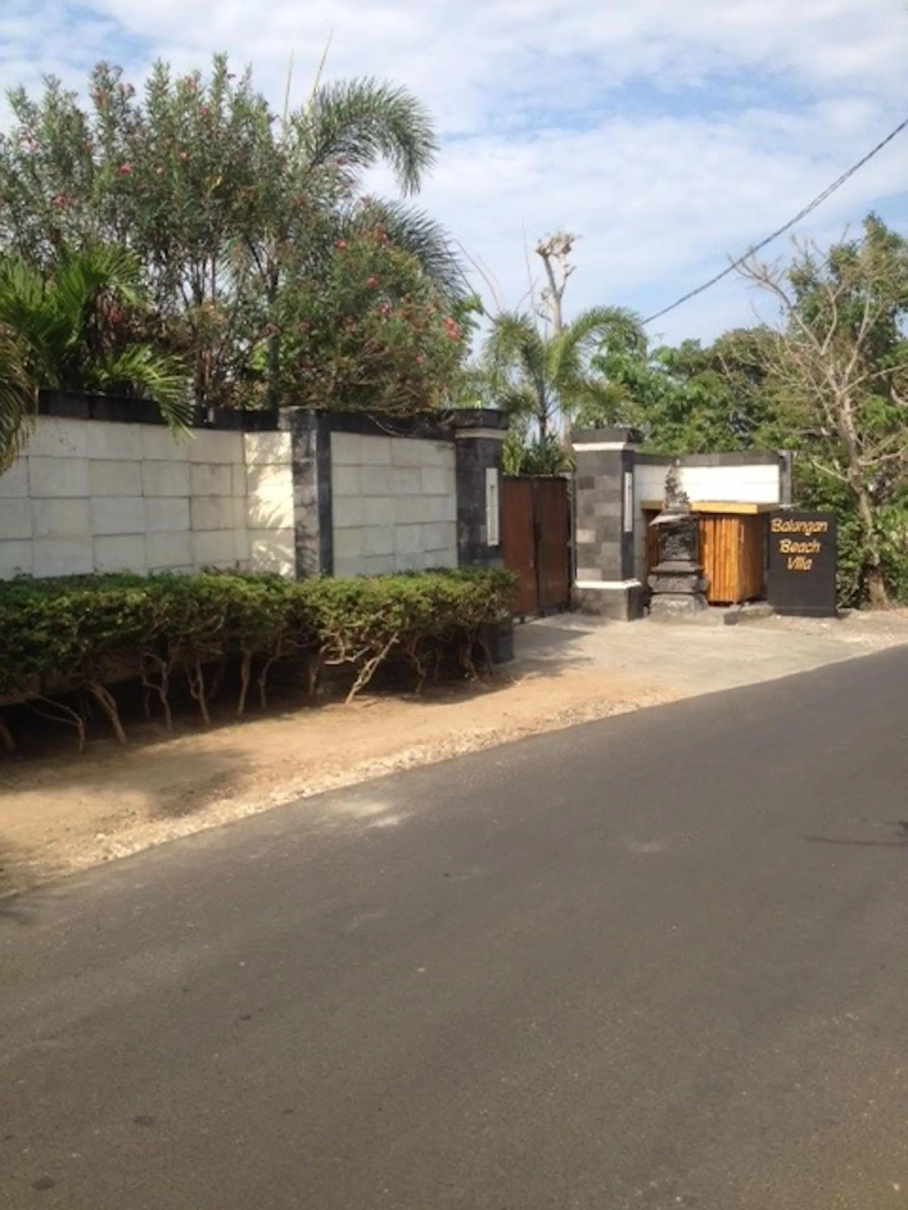 Facade/entrance in Balangan Beach Villa