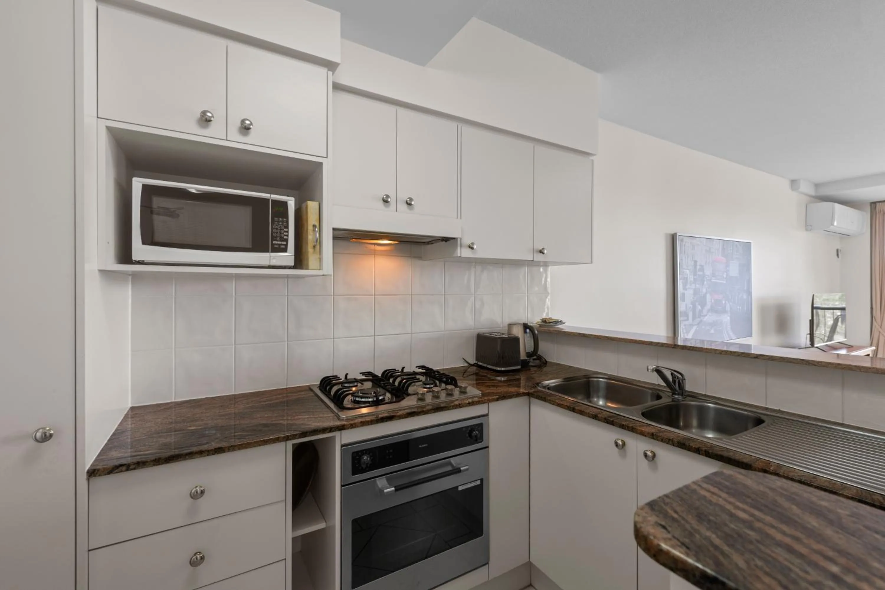 kitchen in The Oasis Apartments