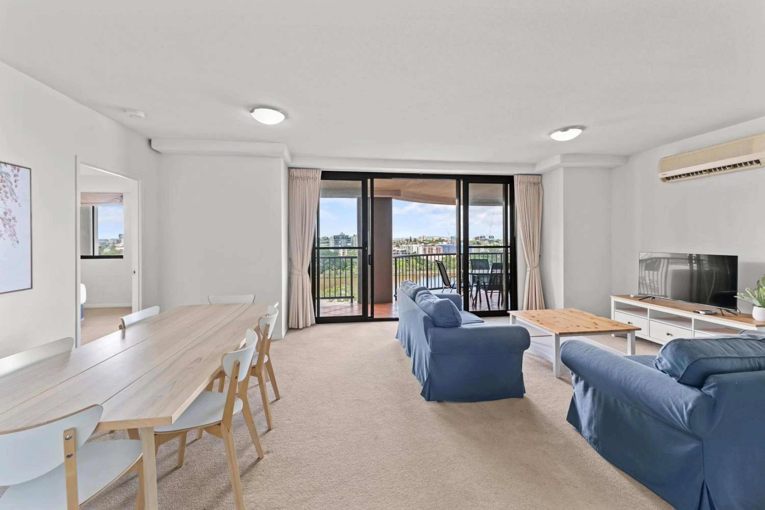 Living room in The Oasis Apartments