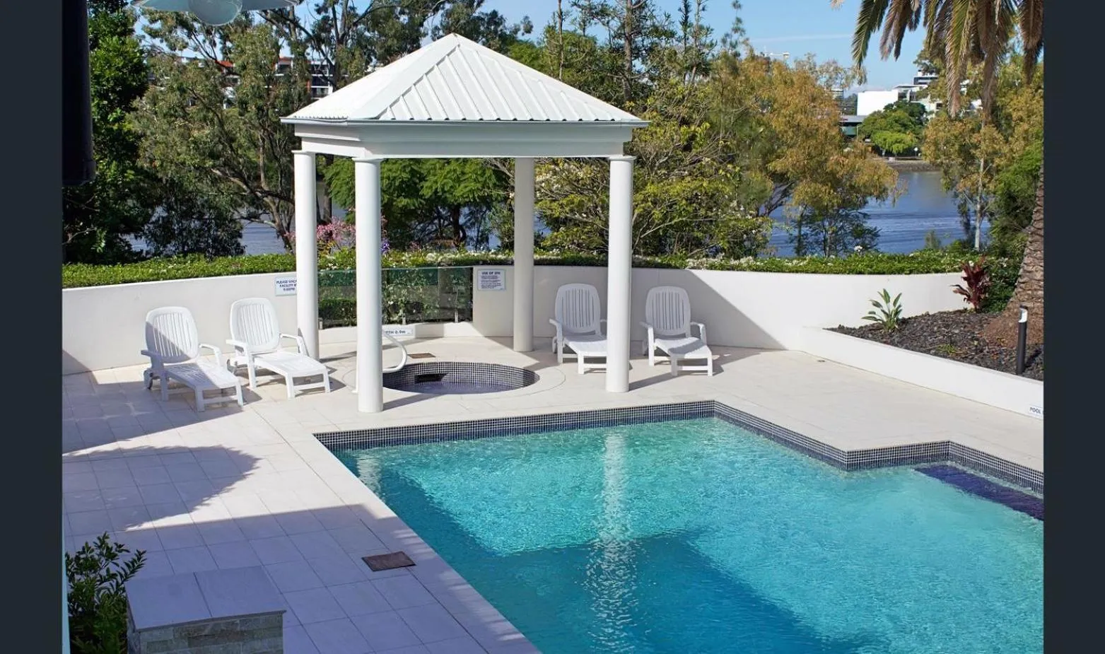Swimming pool in The Oasis Apartments