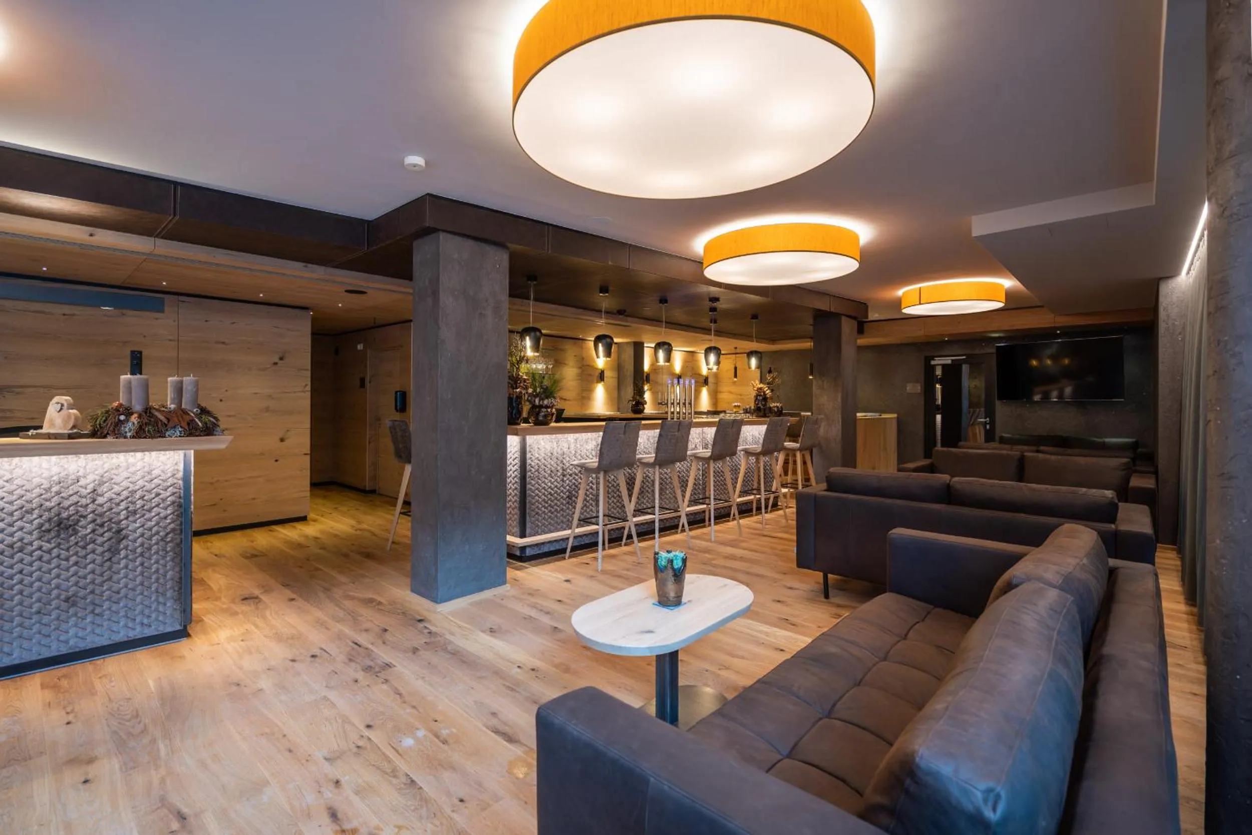 Lounge or bar in Suites Nauders by mein Almhof Superior