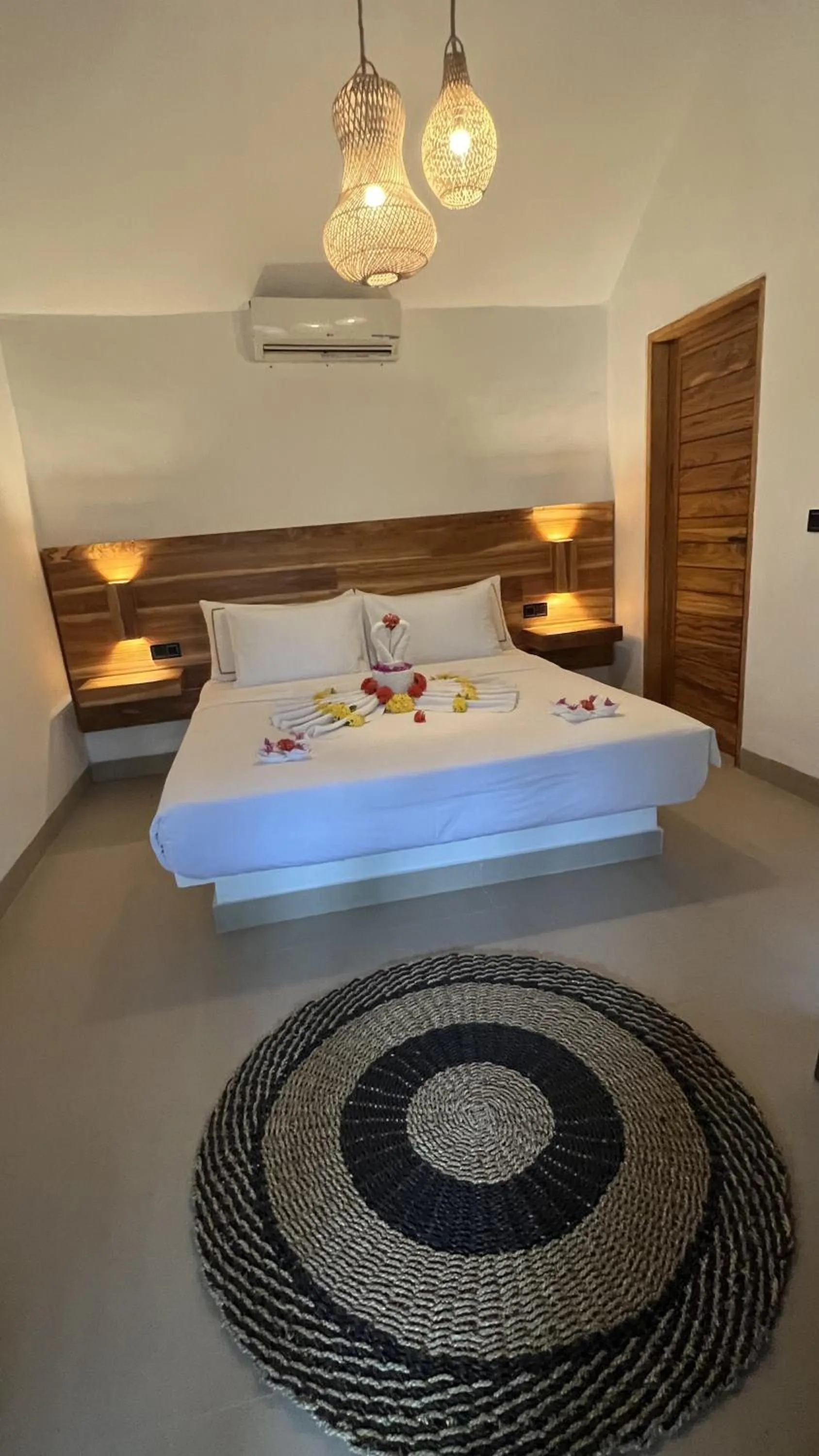 Bed in Marygio Gili Resort