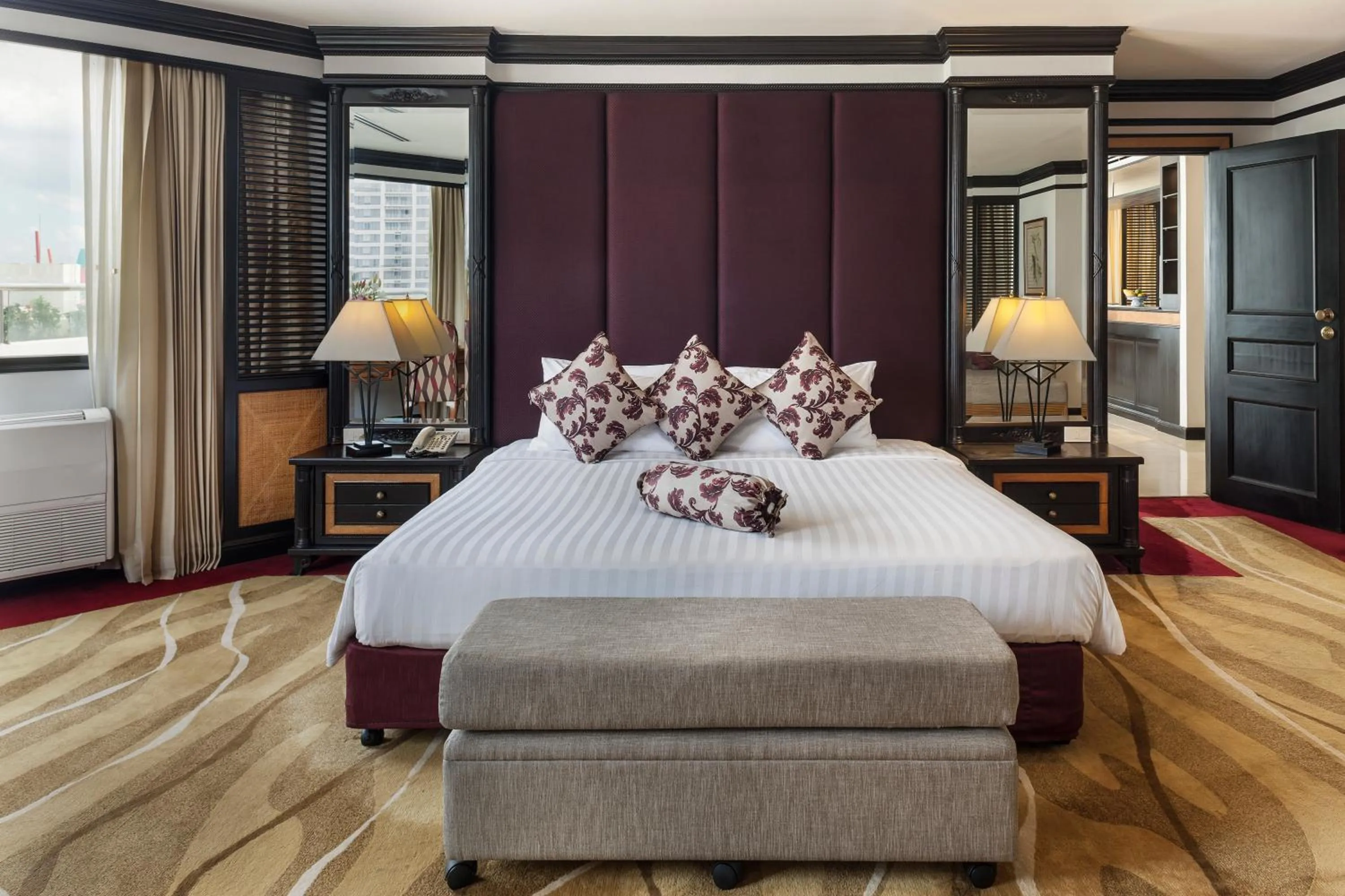 Bed in Rembrandt Residences Bangkok