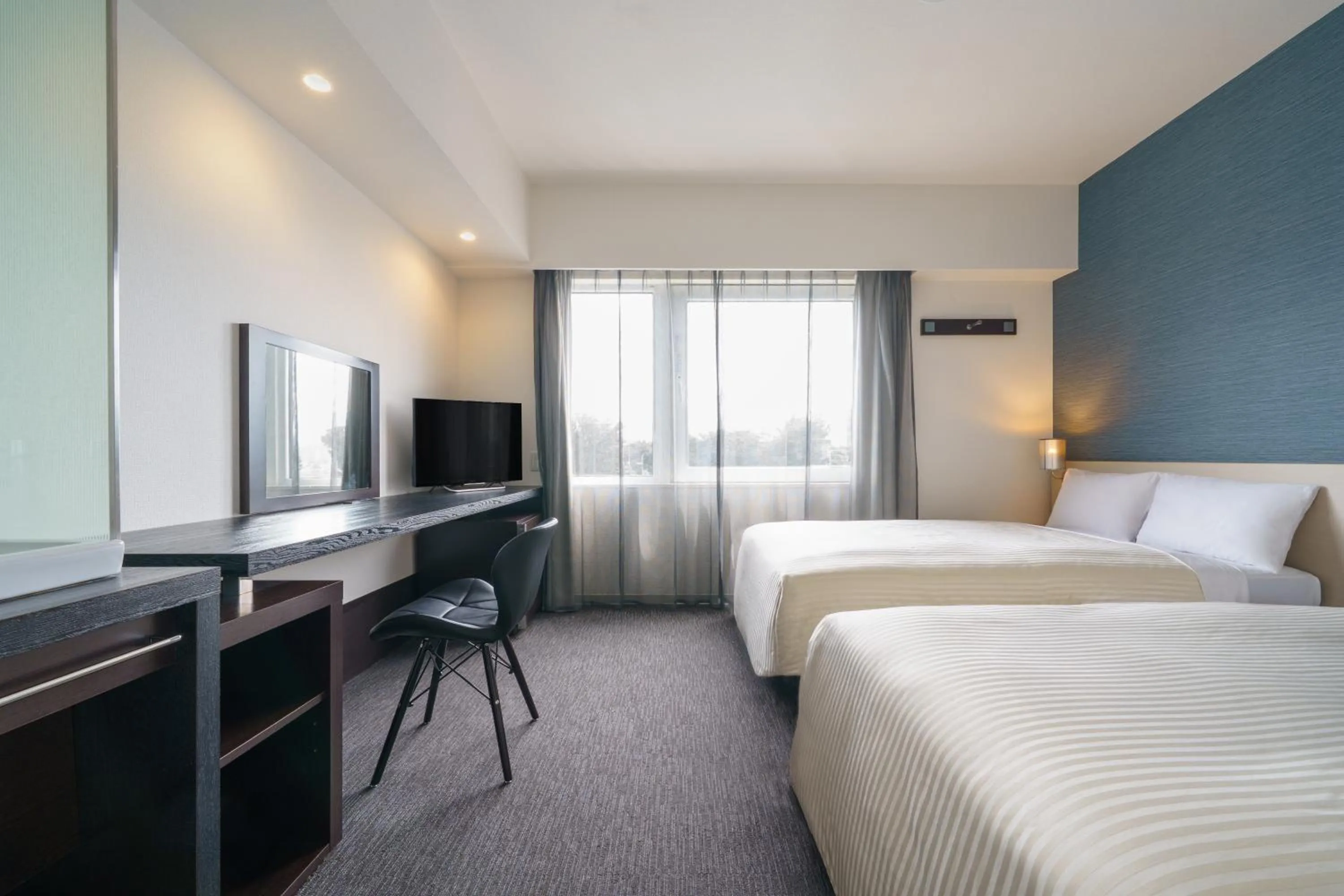 Photo of the whole room, Bed in Hotel Vista Kumamoto Airport