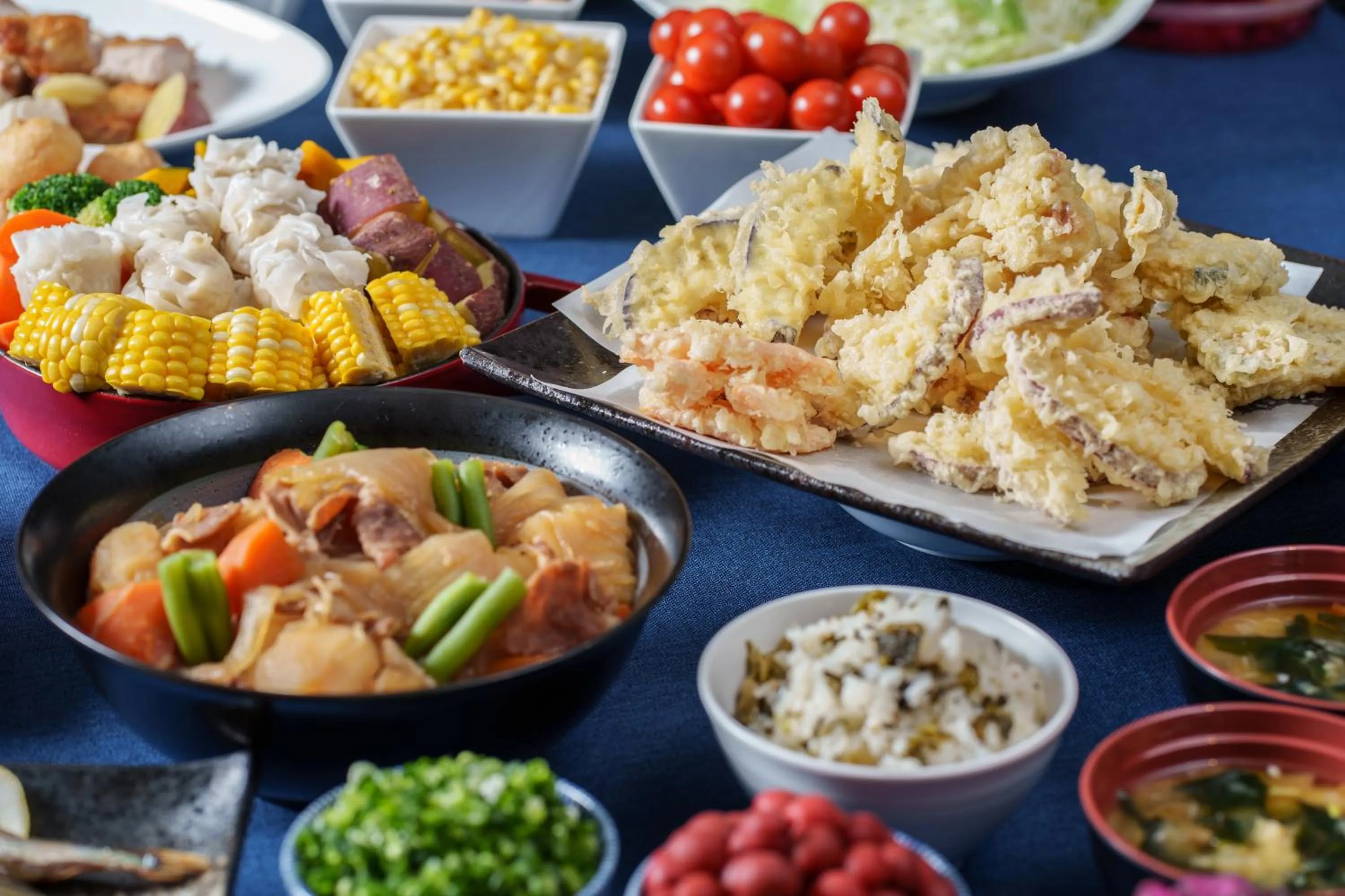 Buffet breakfast in Hotel Vista Kumamoto Airport