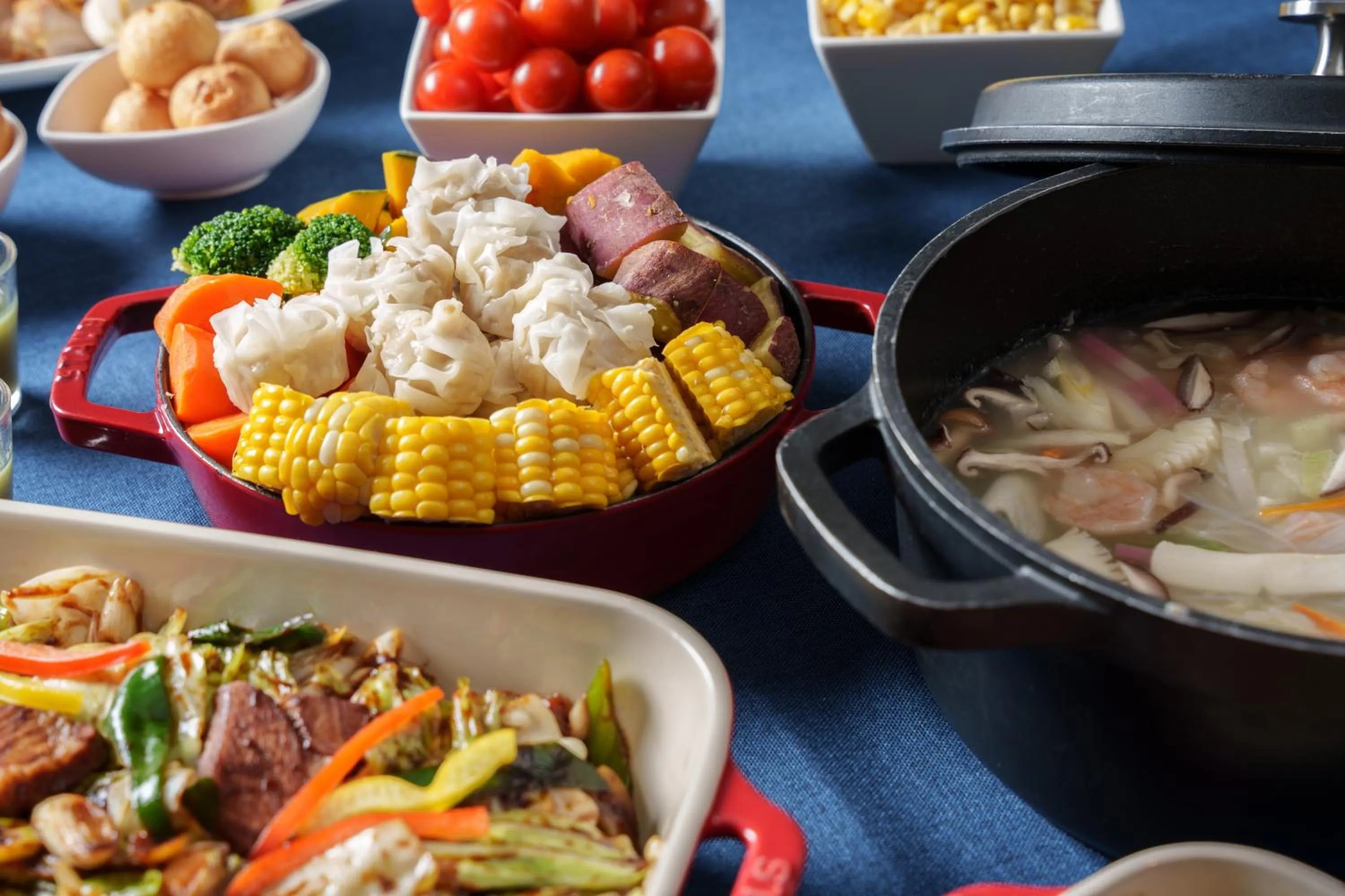 Buffet breakfast in Hotel Vista Kumamoto Airport