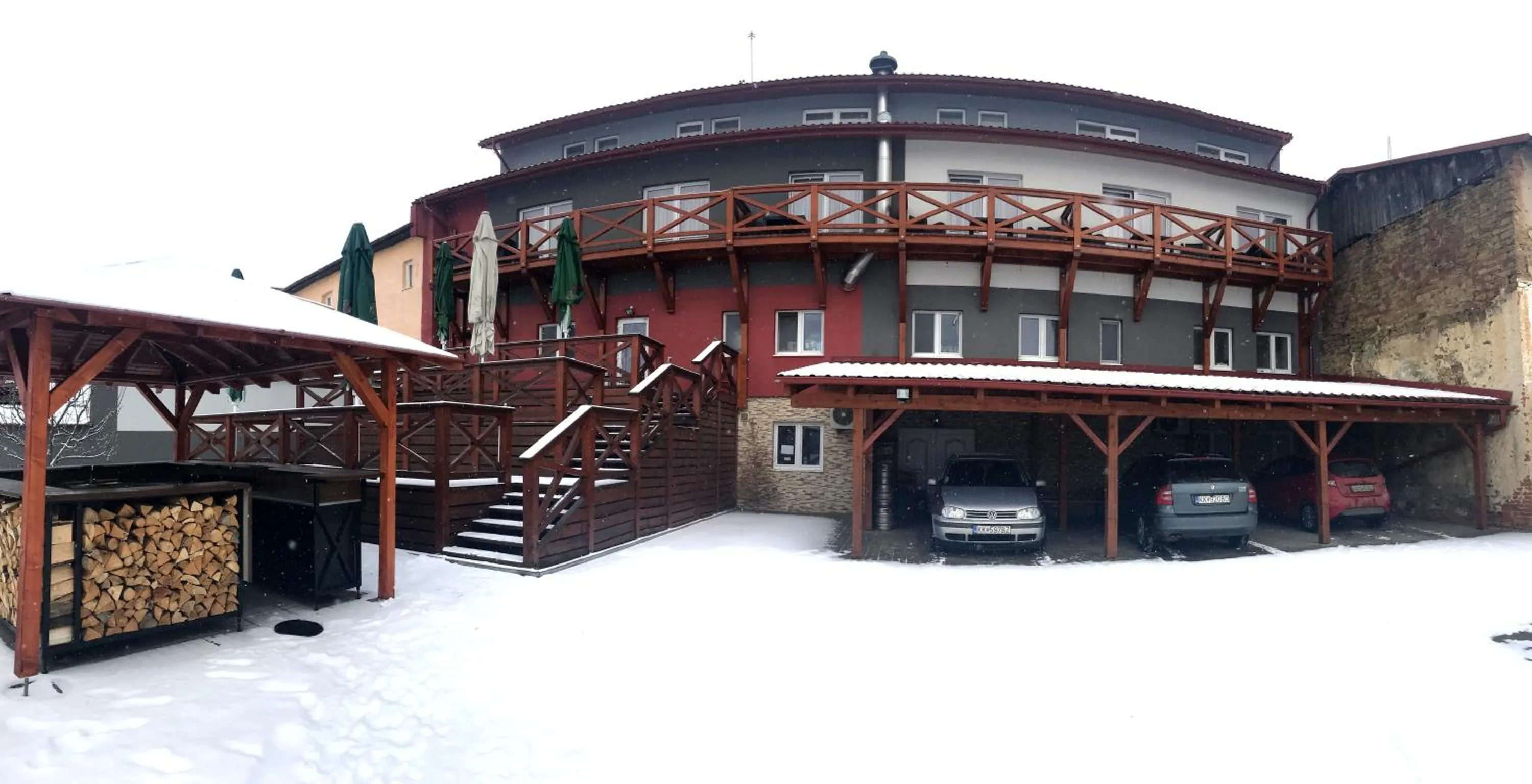 Property building in Hotel Menhard