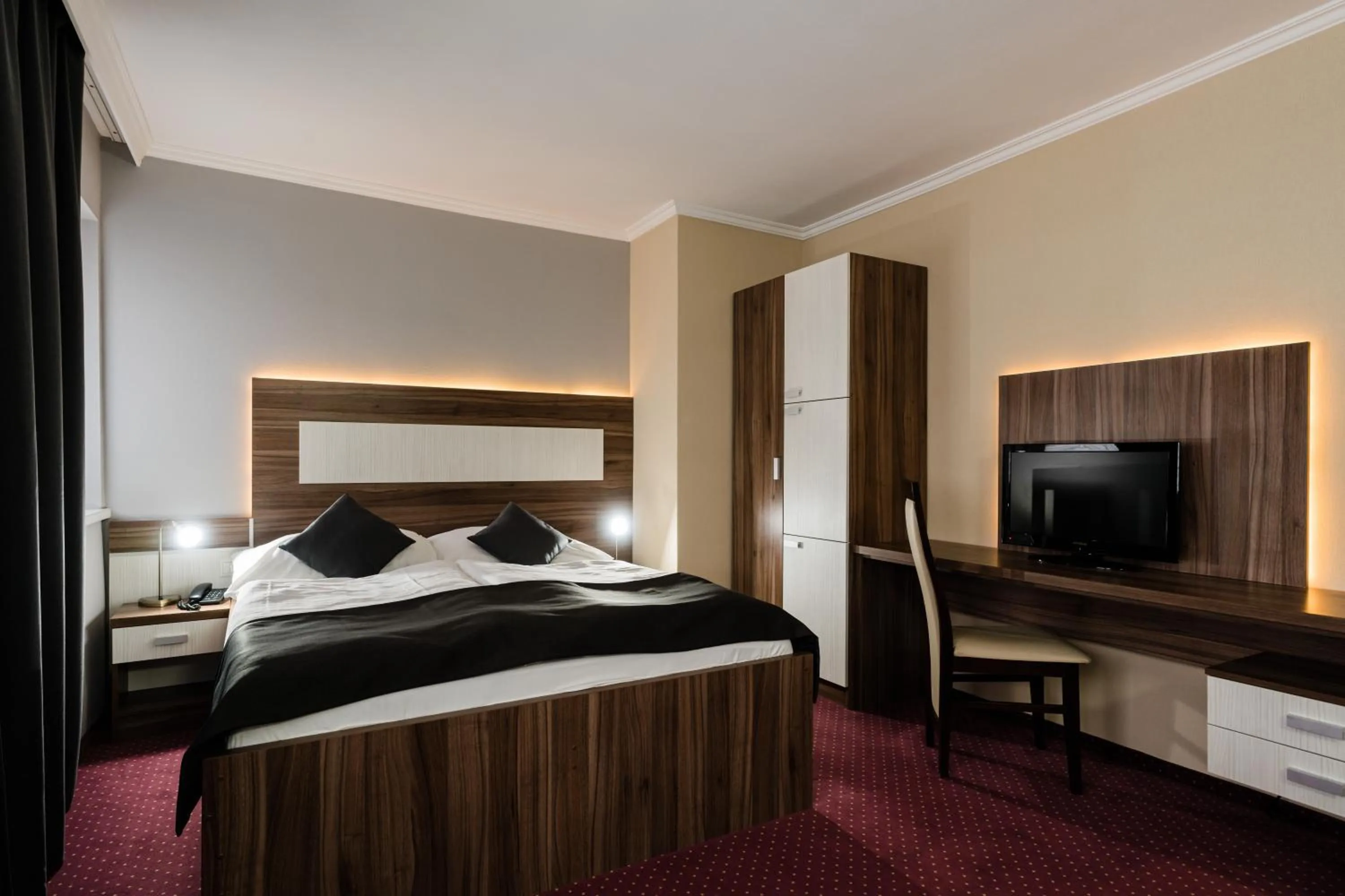 Bed in Hotel Menhard