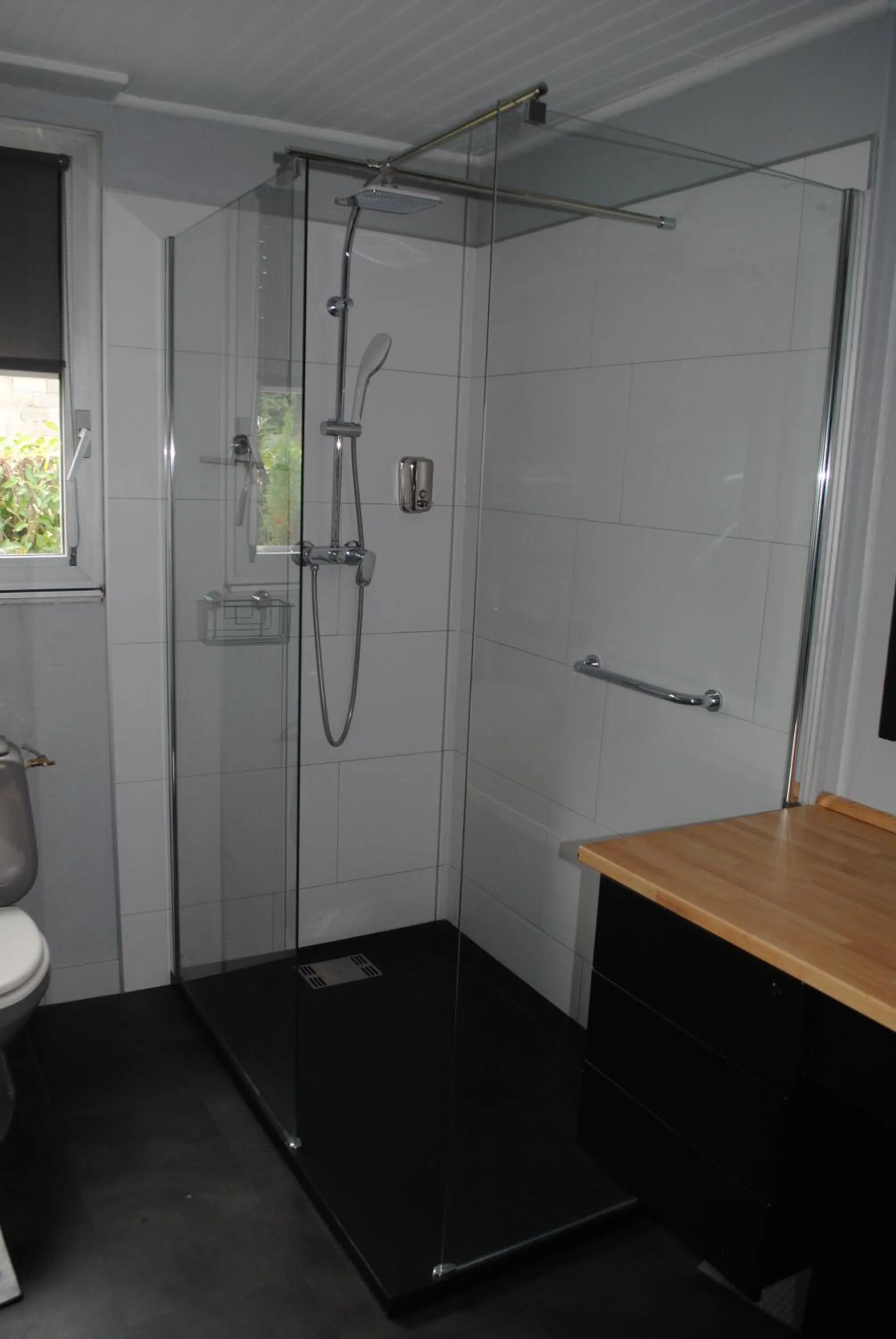 Shower in Chambres d'hôtes La Tribu