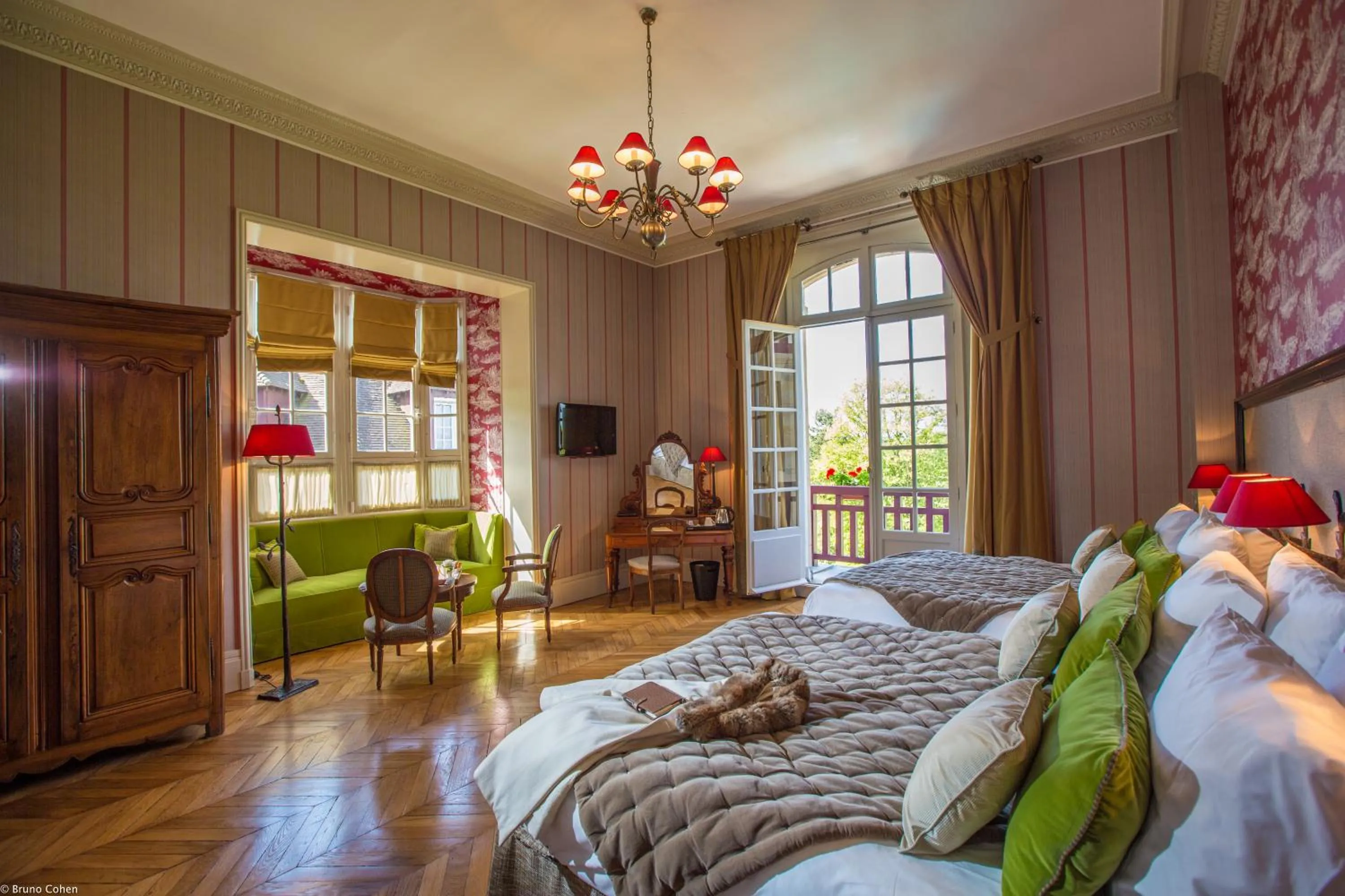 Bed in Le Château de la Tour