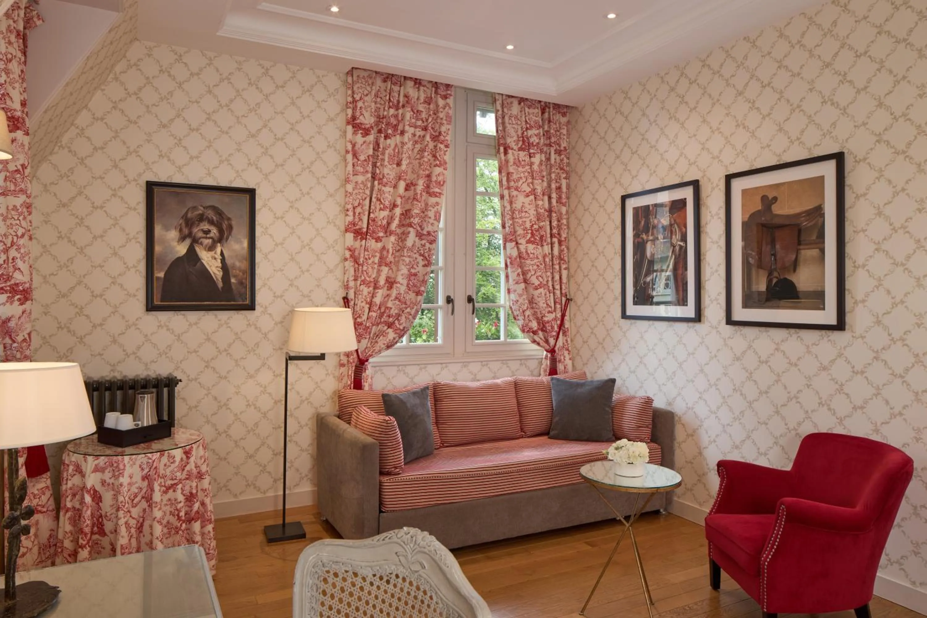 Living room in Le Château de la Tour