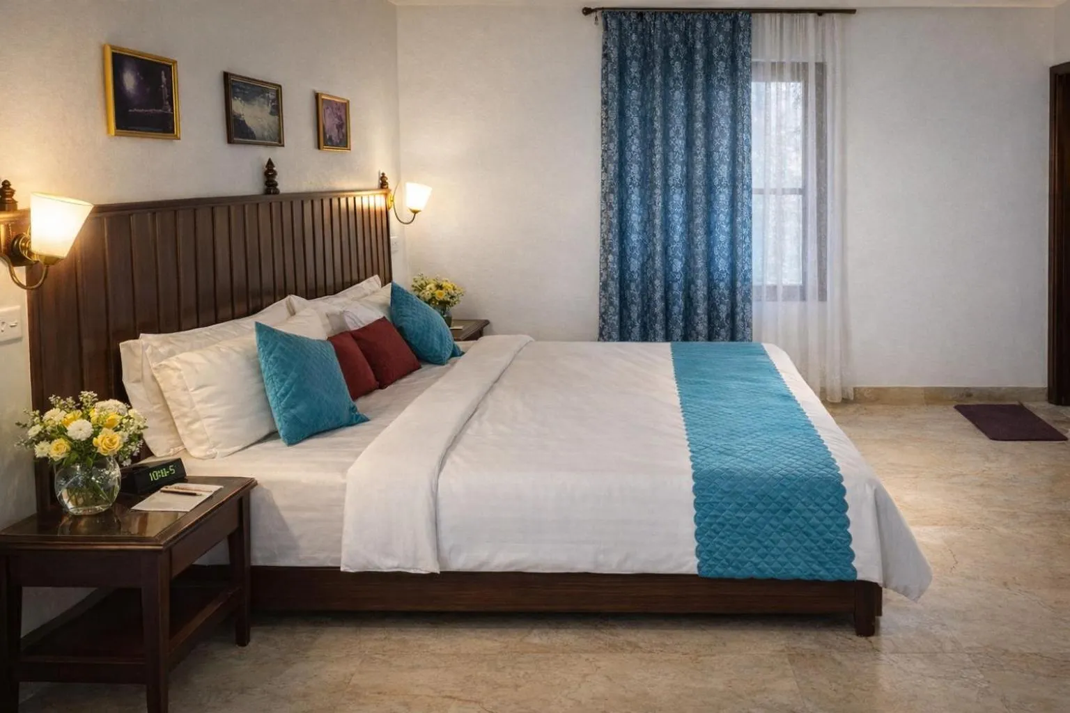 Bed in Hotel Harmony