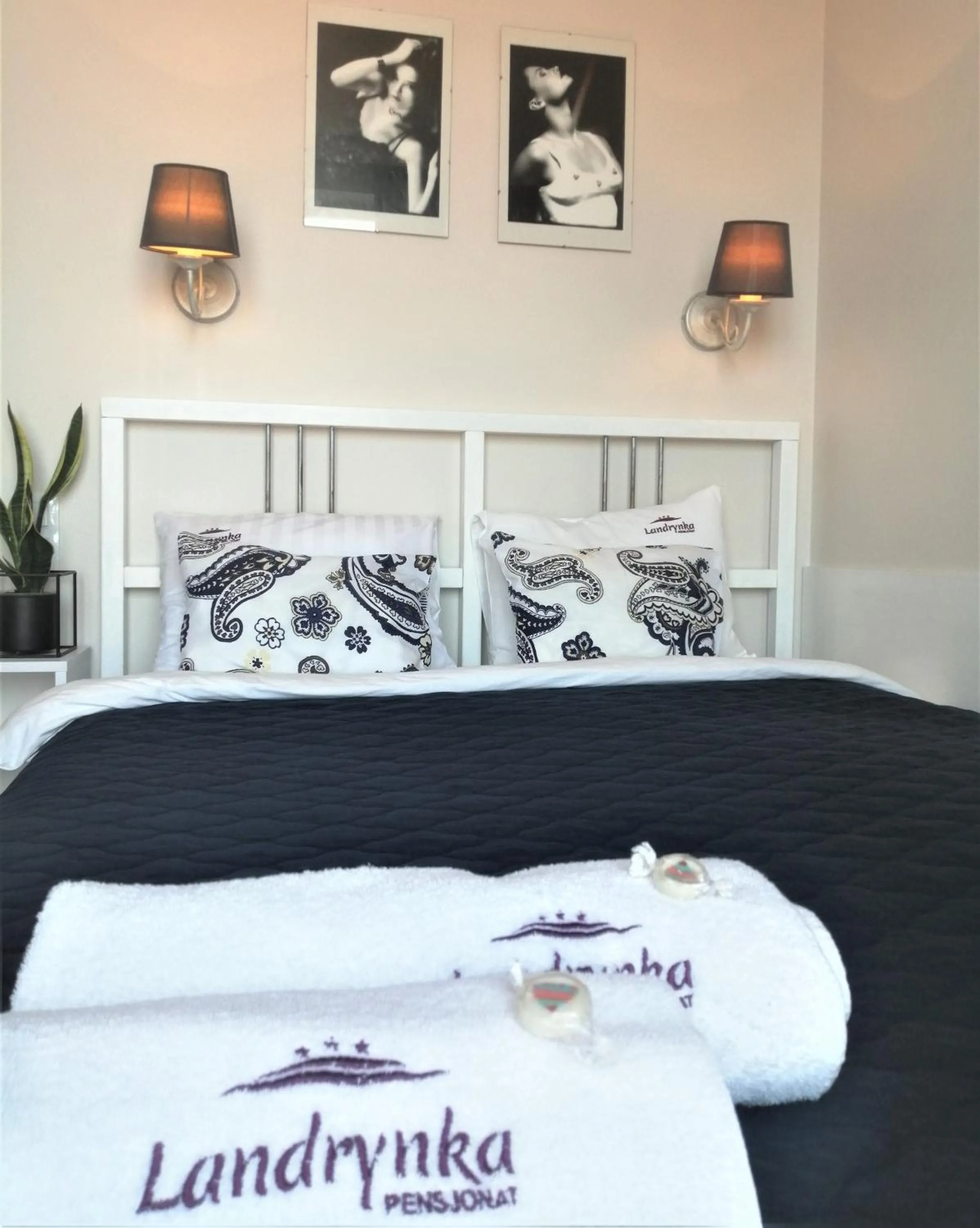 Bed in Pensjonat Landrynka