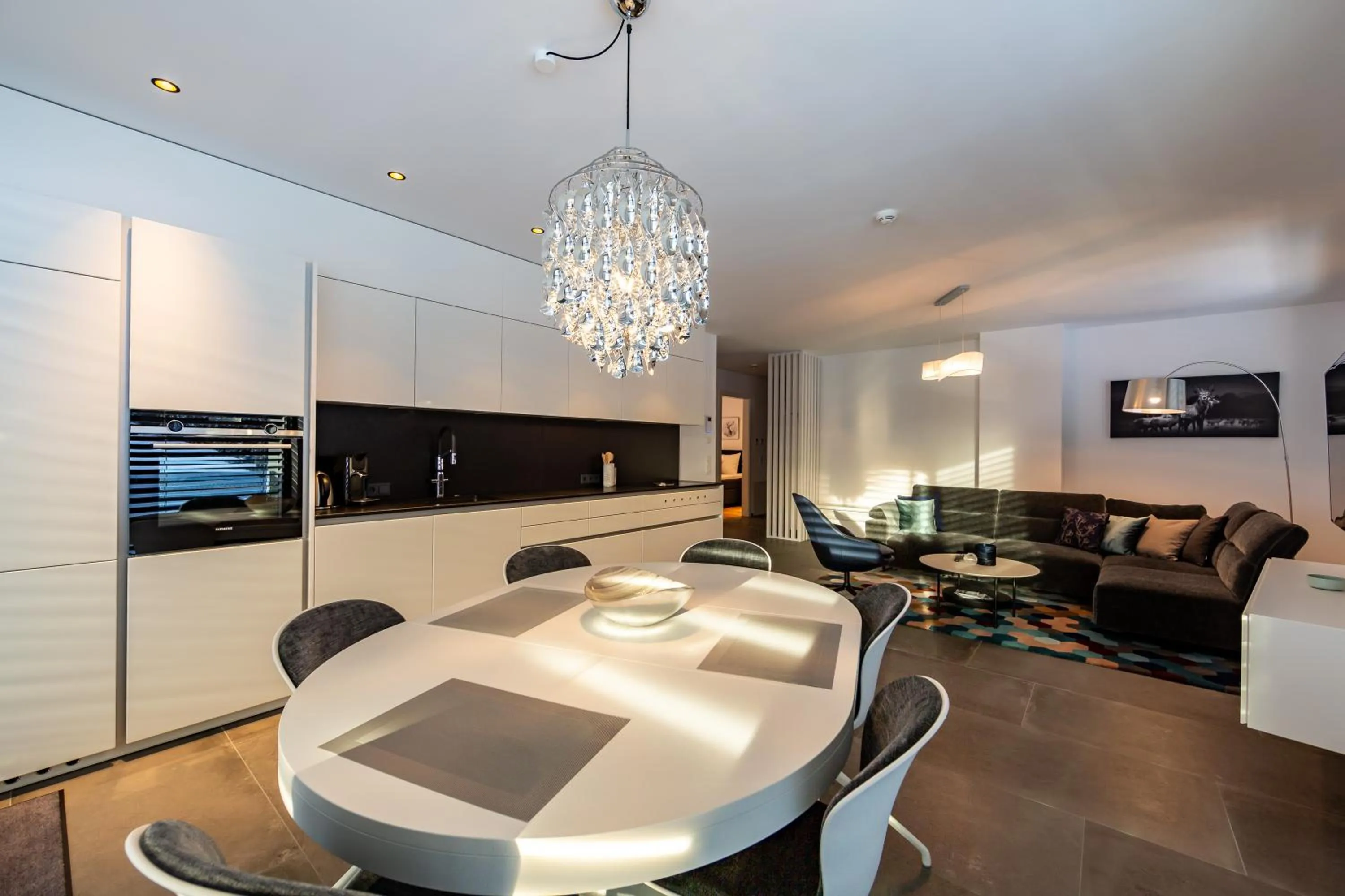 Kitchen or kitchenette in LUVA Resorts Kappl - Chalet K