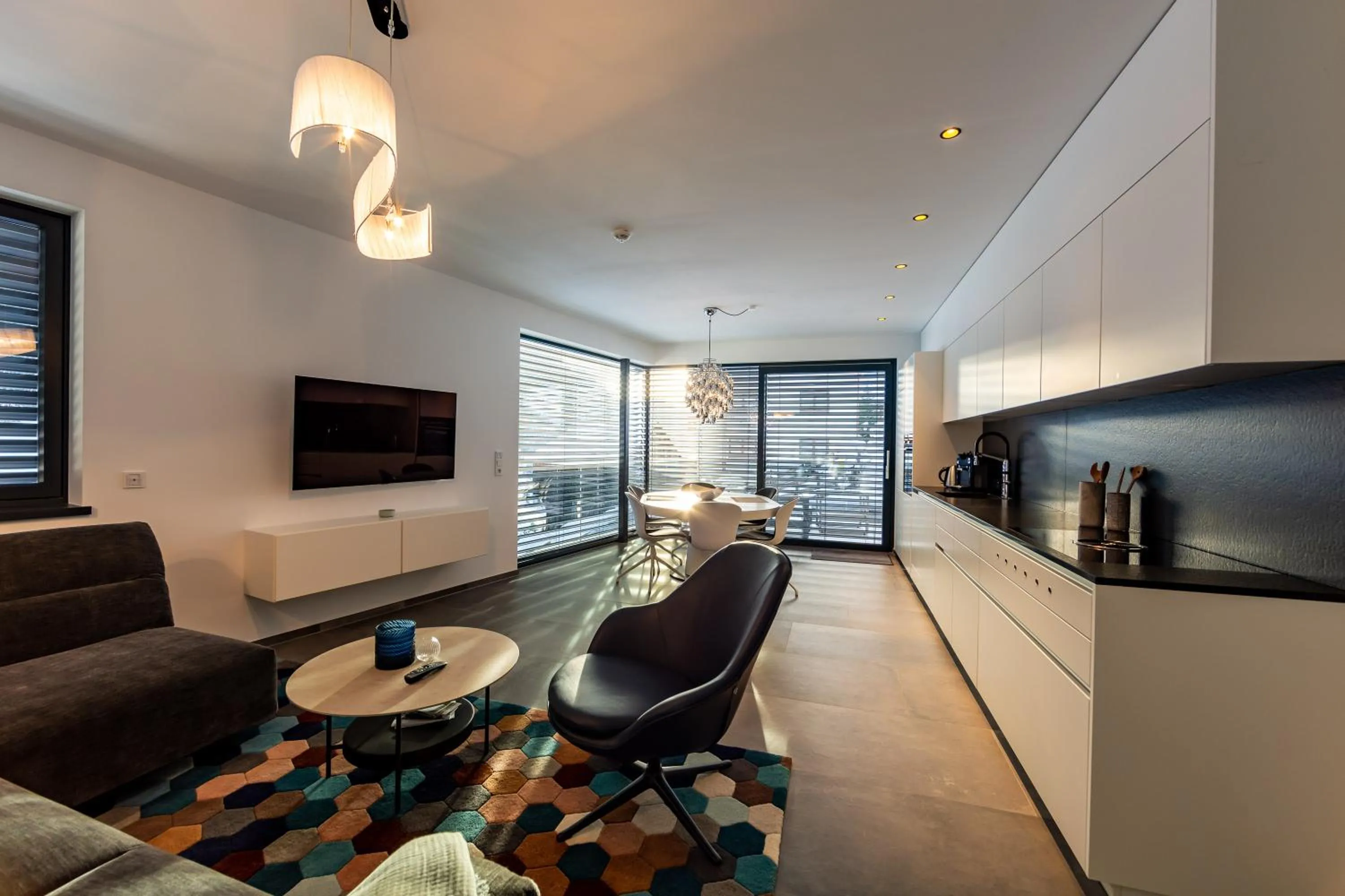 Kitchen or kitchenette in LUVA Resorts Kappl - Chalet K