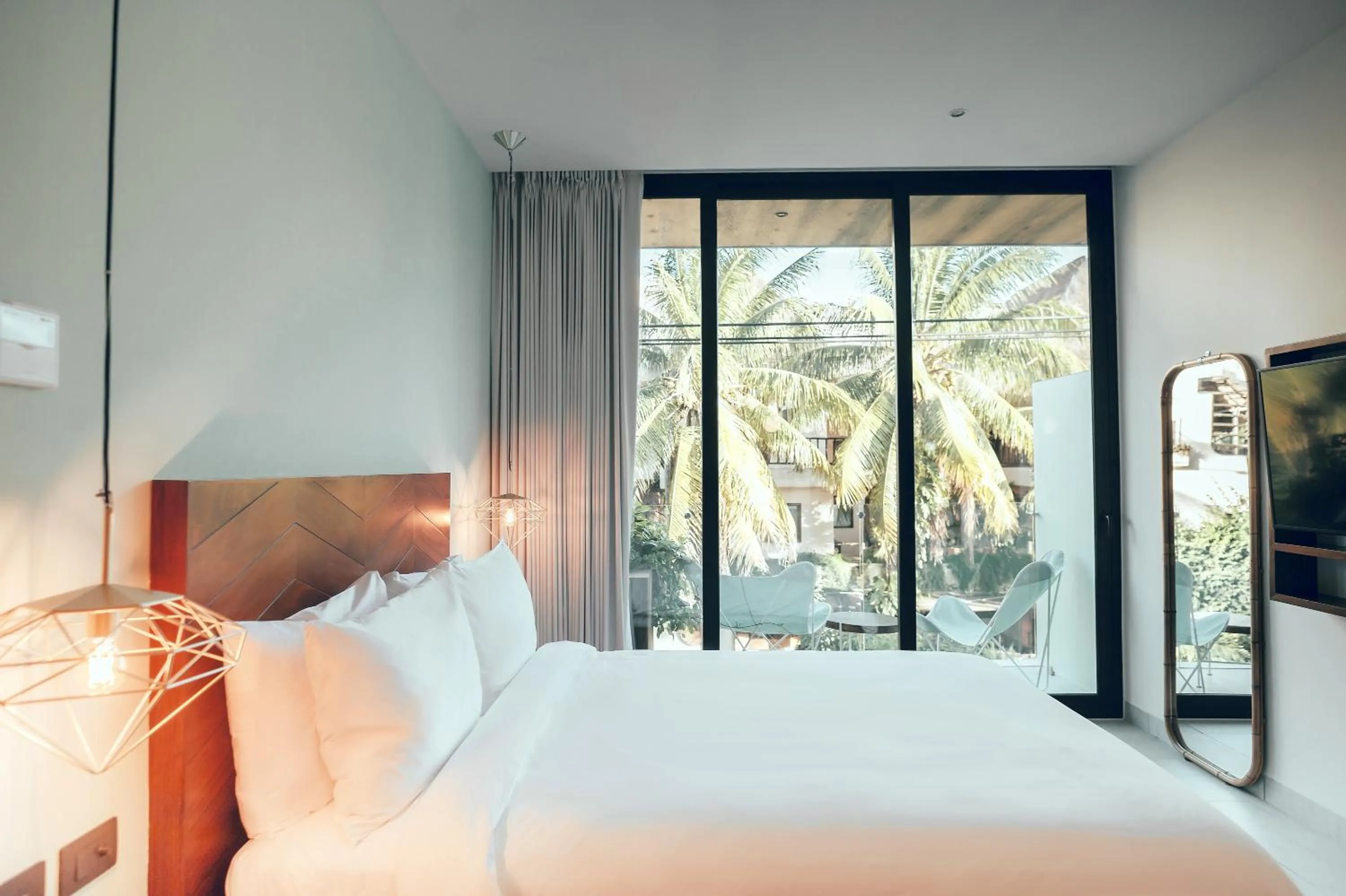 Bed in CALIXTA Hotel