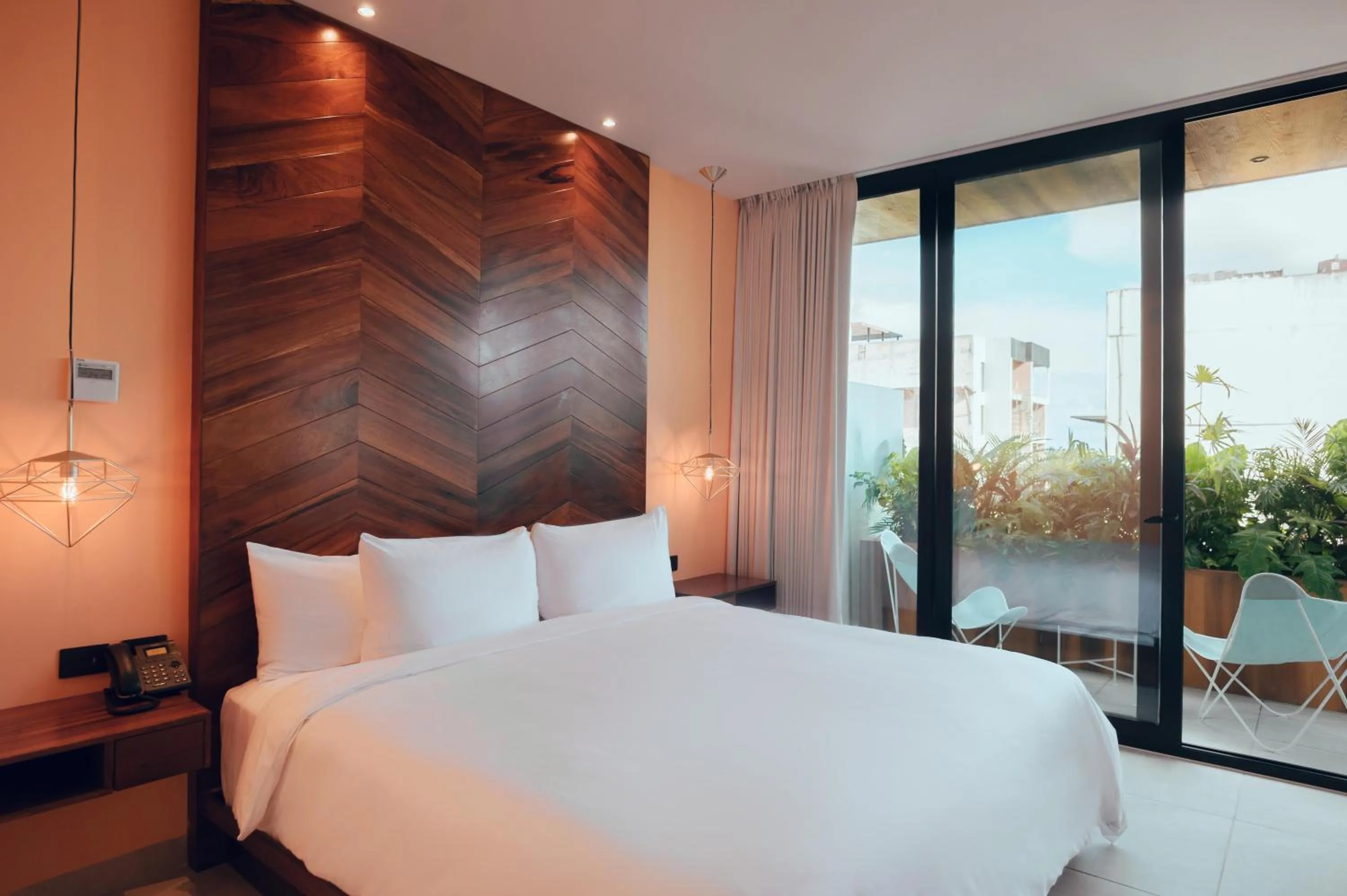 Bed in CALIXTA Hotel