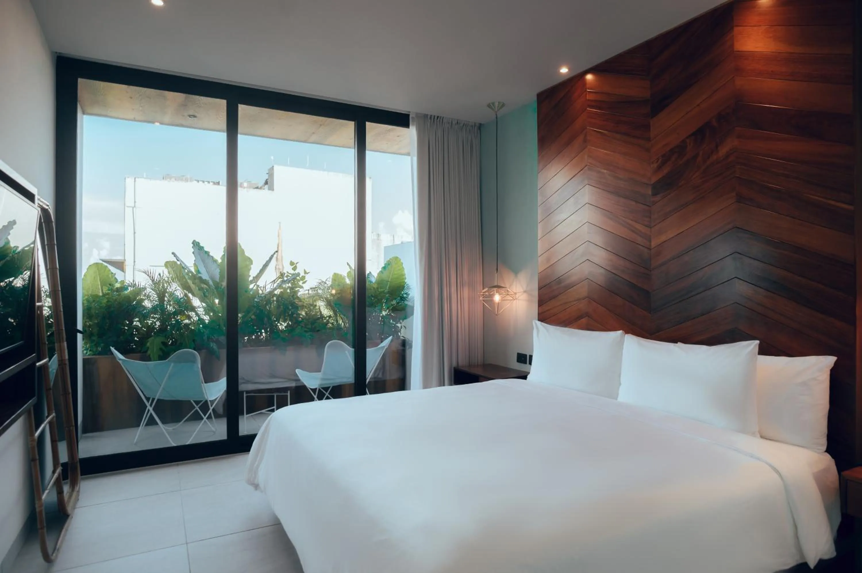 Bed in CALIXTA Hotel