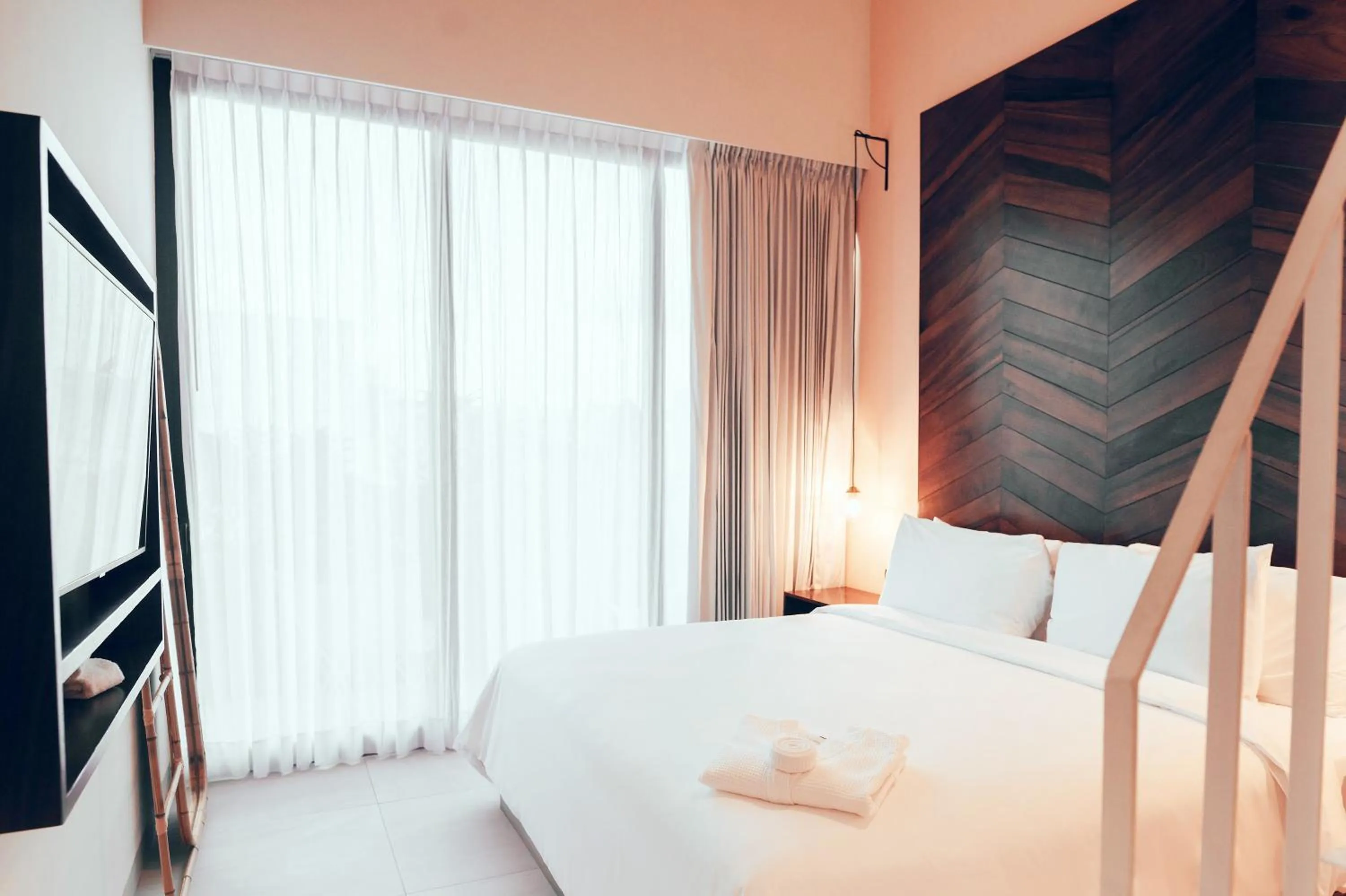 Bed in CALIXTA Hotel