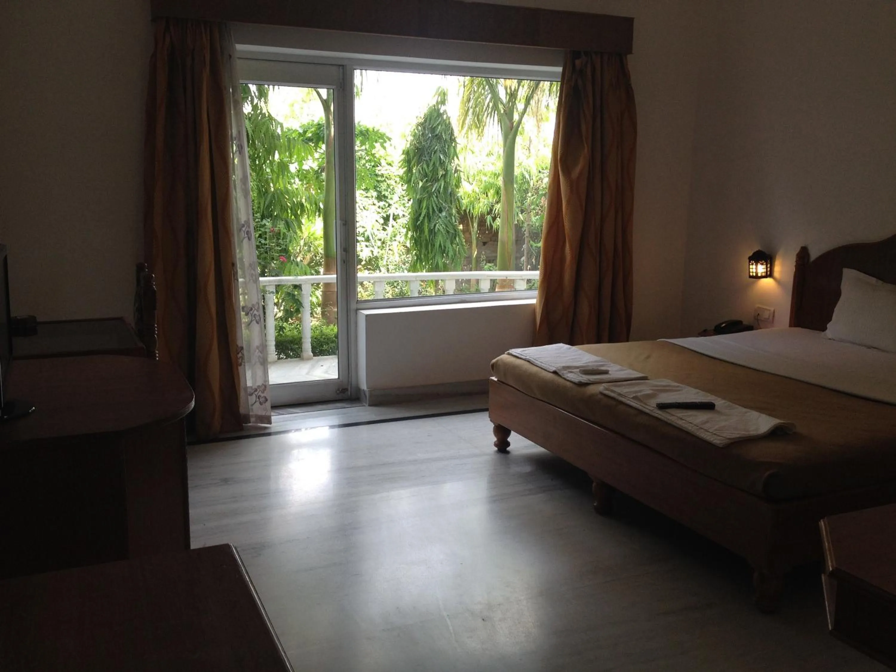 Bed in Hotel isabel Palace