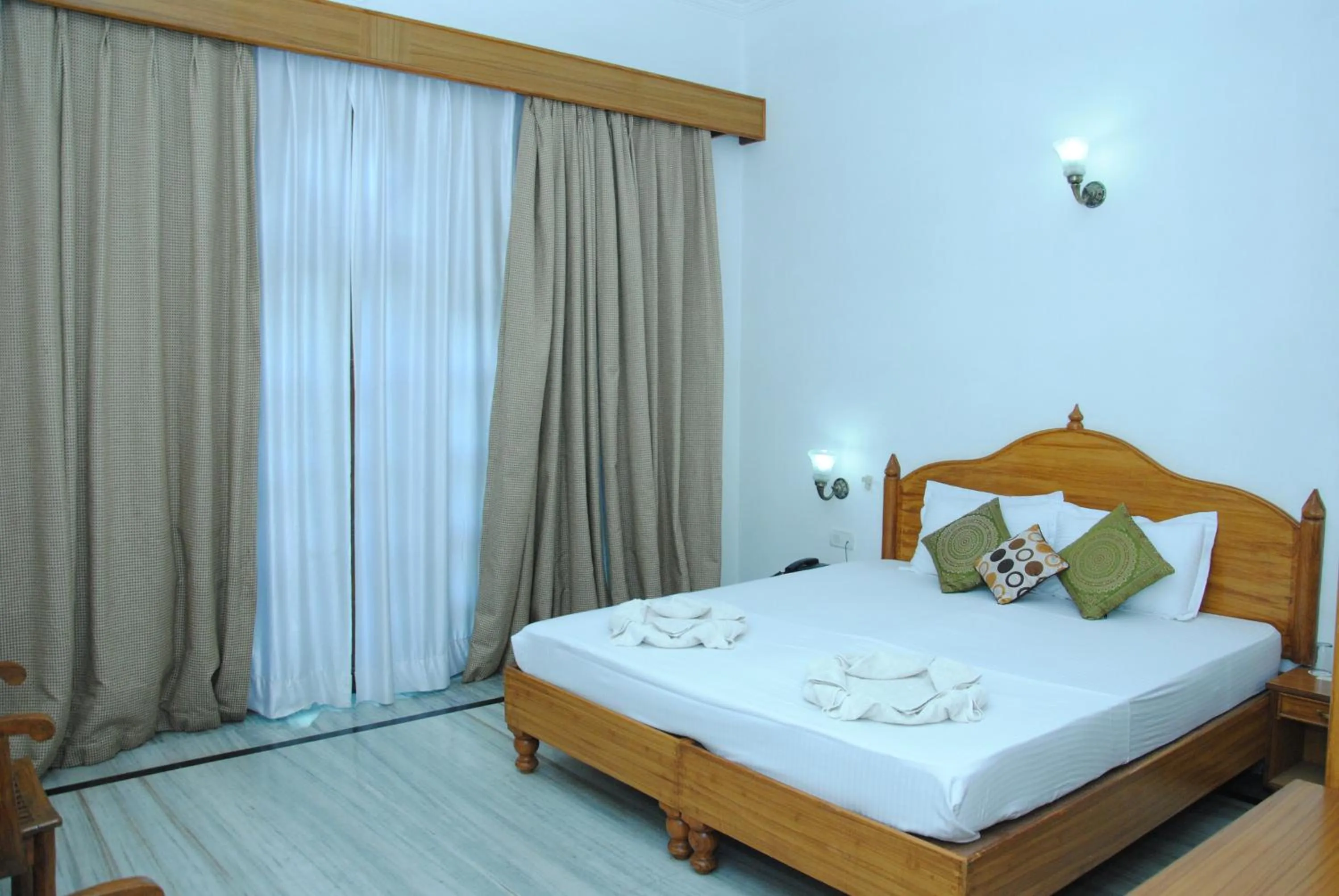 Bed in Hotel isabel Palace