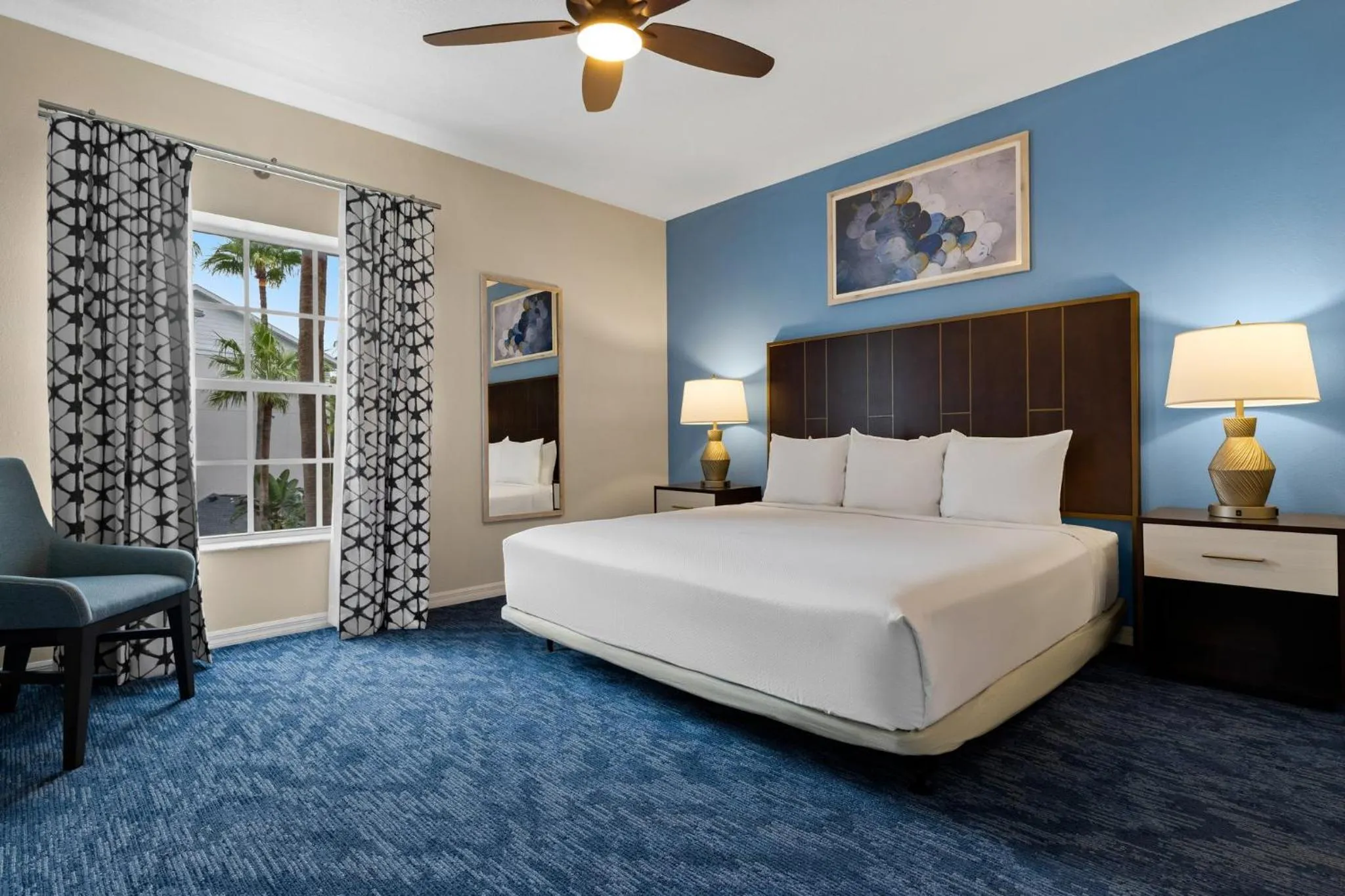 Bedroom, Bed in Club Wyndham Cypress Palms