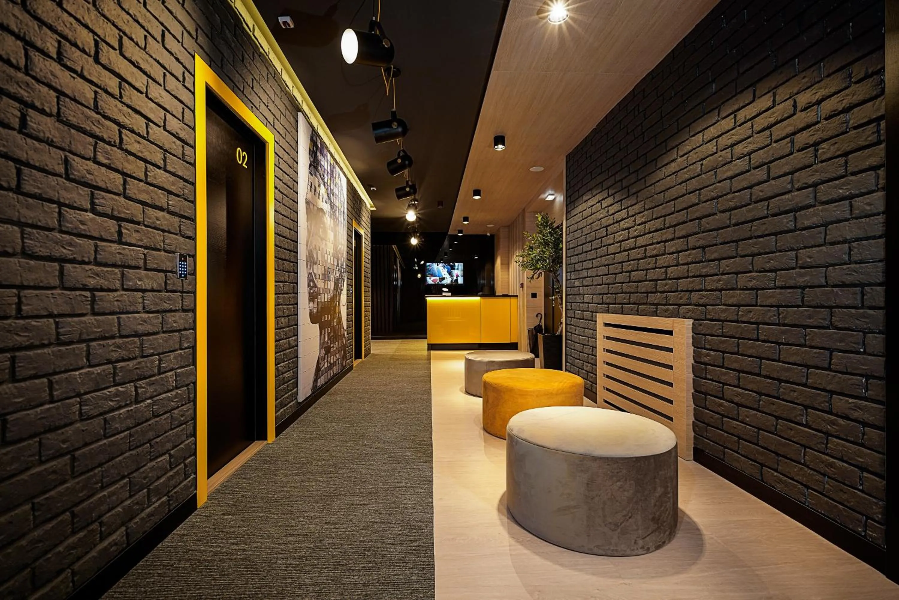 Lobby or reception in Maccani Black Luxury Suites