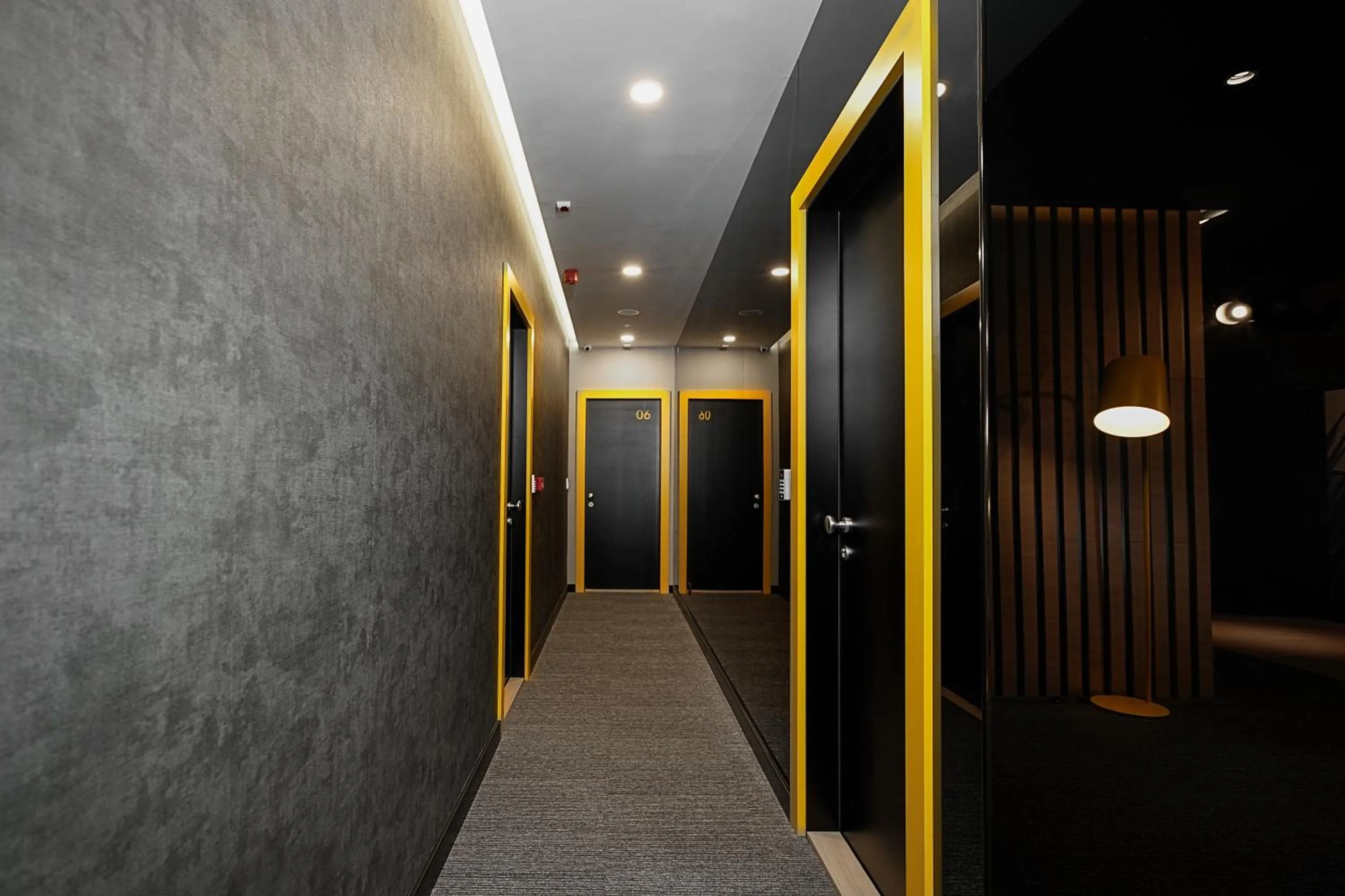 Lobby or reception in Maccani Black Luxury Suites