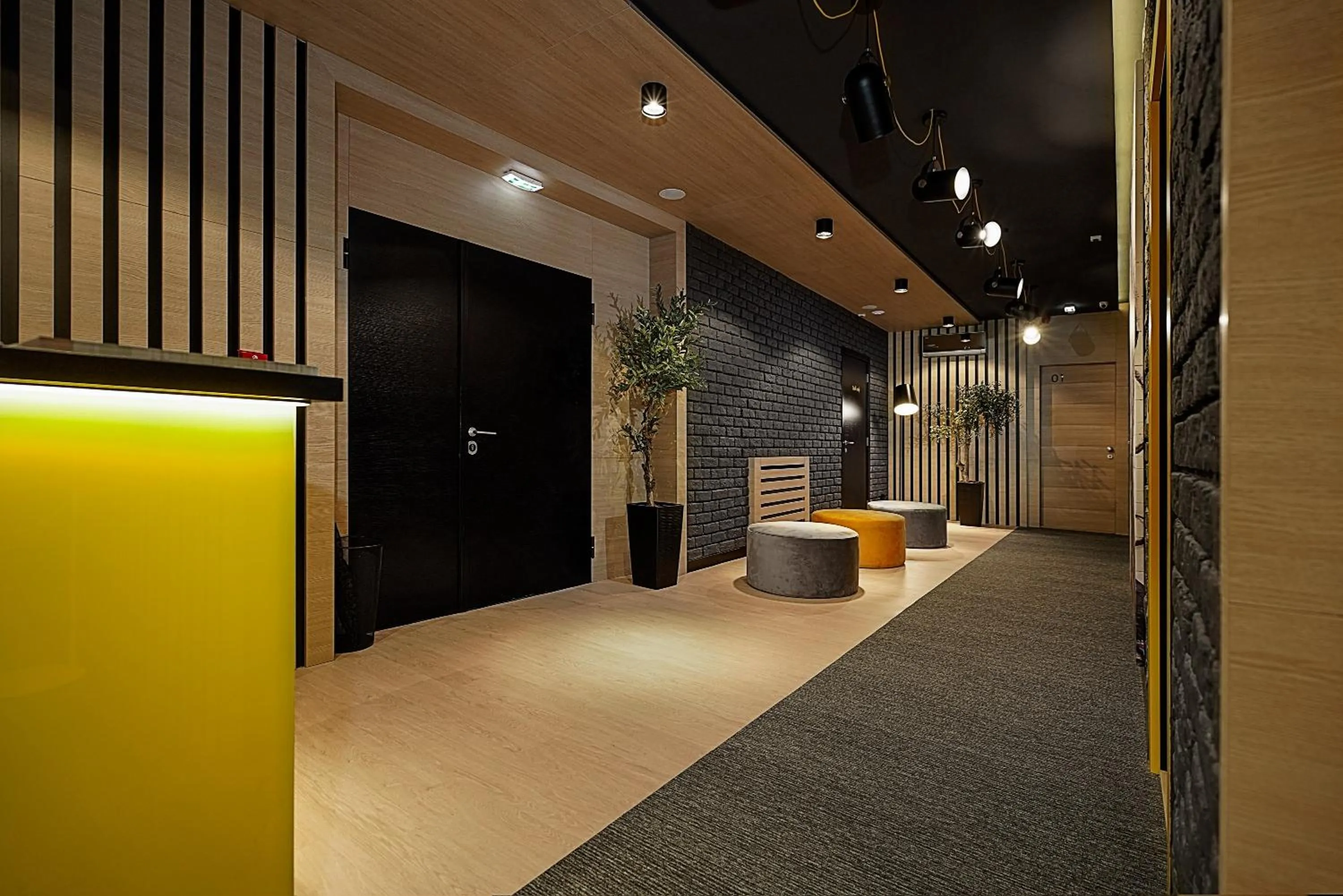 Lobby or reception in Maccani Black Luxury Suites