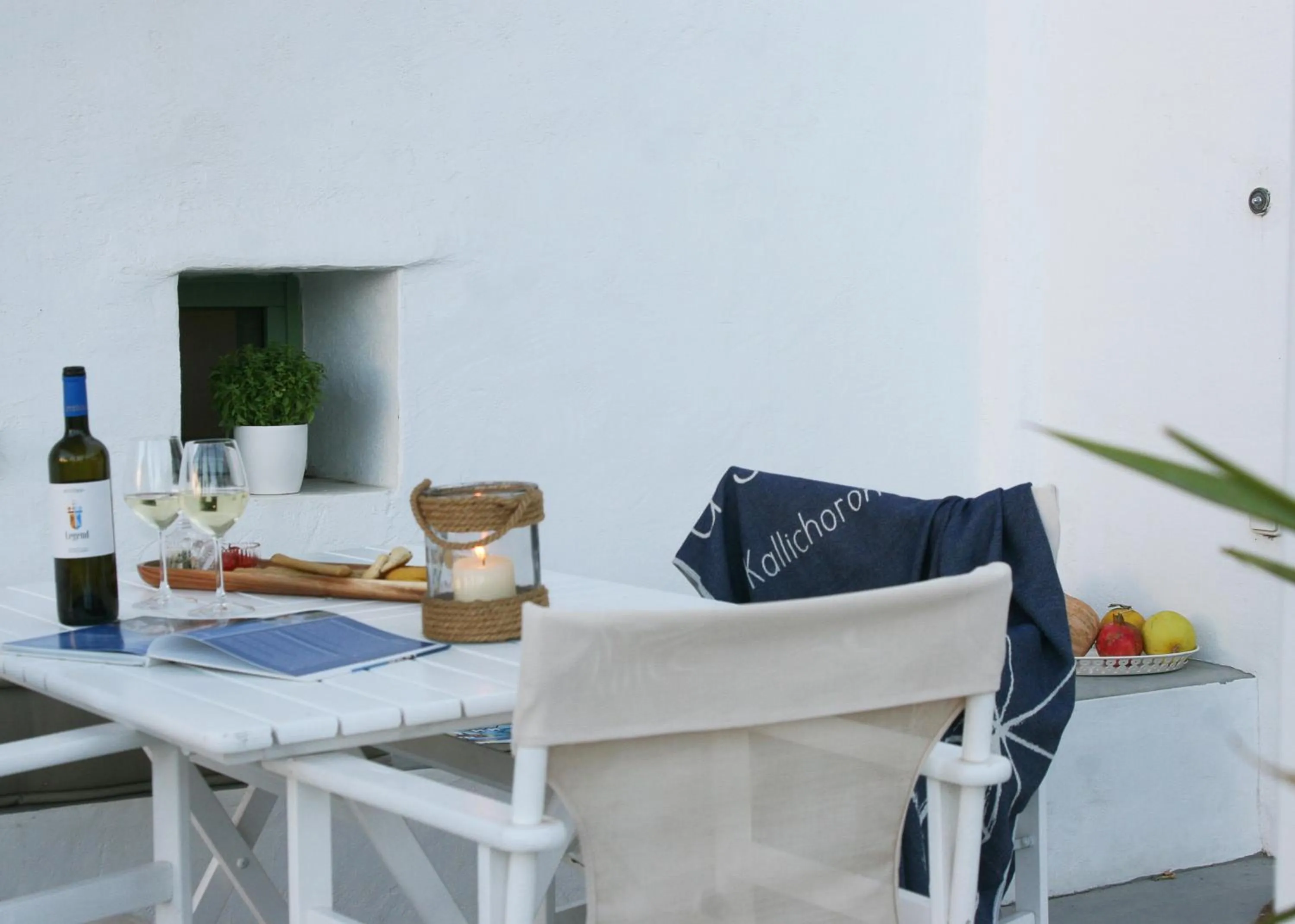 Balcony/Terrace in Kallichoron Art Boutique Hotel