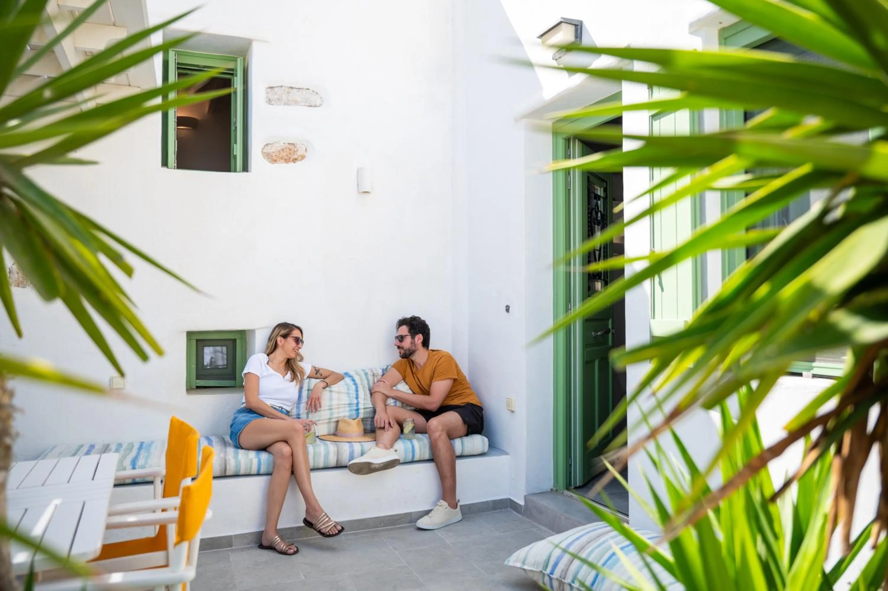 Patio in Kallichoron Art Boutique Hotel