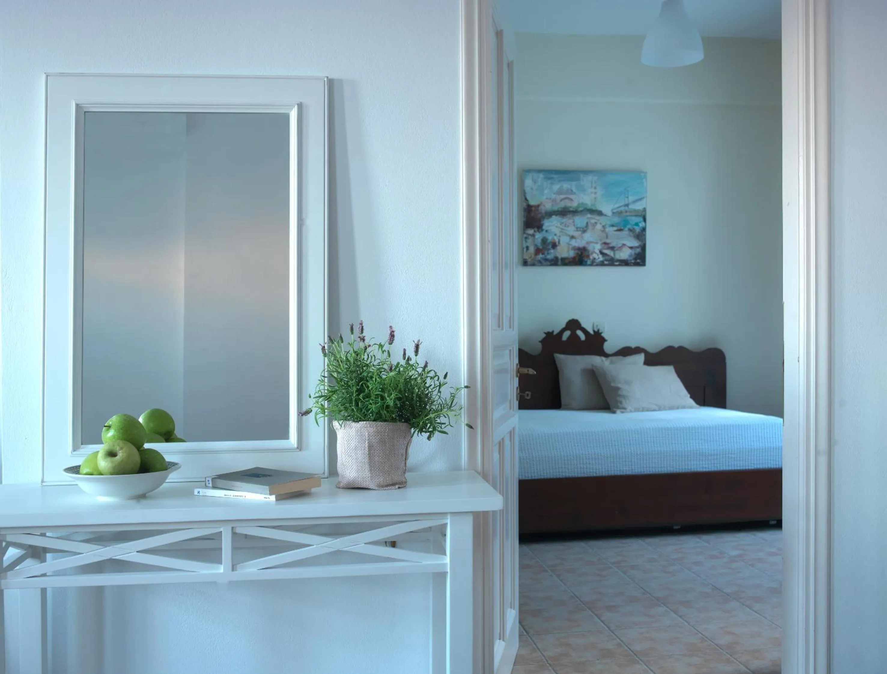 Photo of the whole room, Bed in Kallichoron Art Boutique Hotel