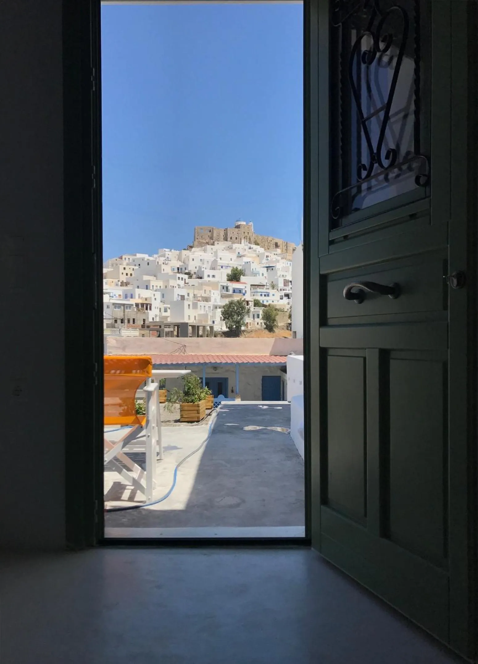 Balcony/Terrace in Kallichoron Art Boutique Hotel