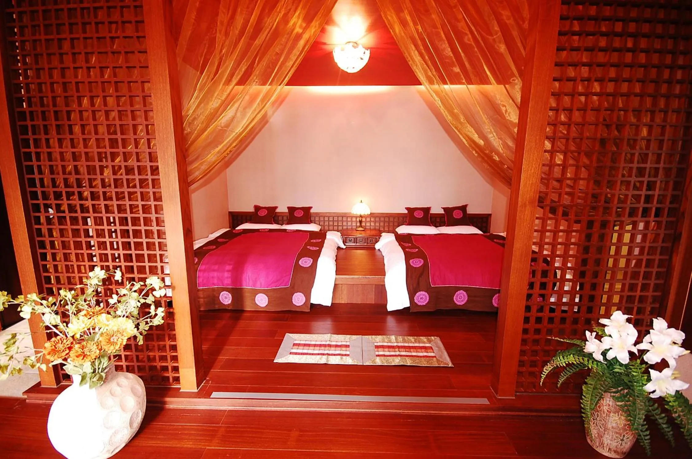 Bed in March 3 B&B Yilan