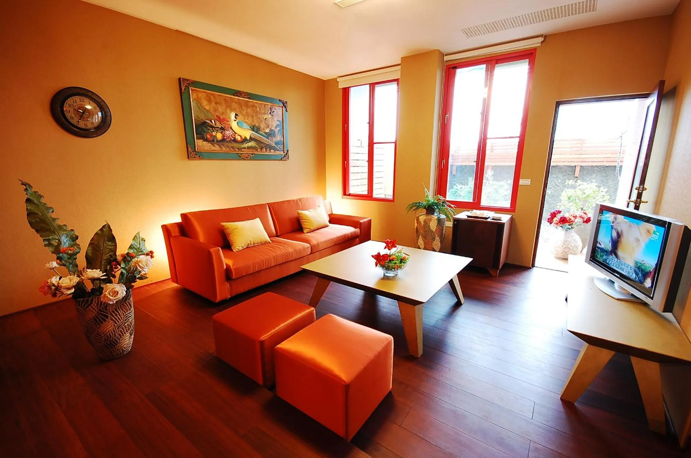 Living room in March 3 B&B Yilan