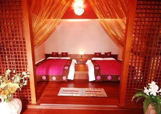 Bed in March 3 B&B Yilan