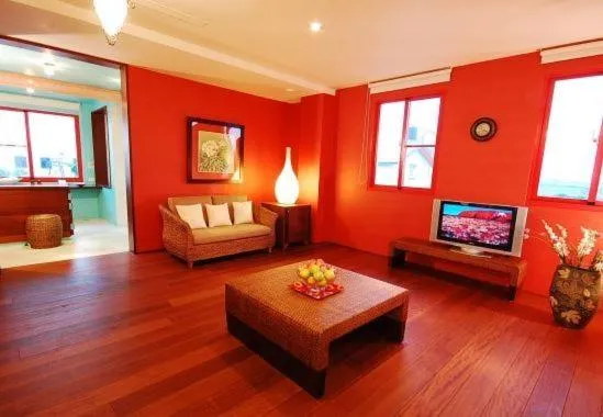 Living room in March 3 B&B Yilan