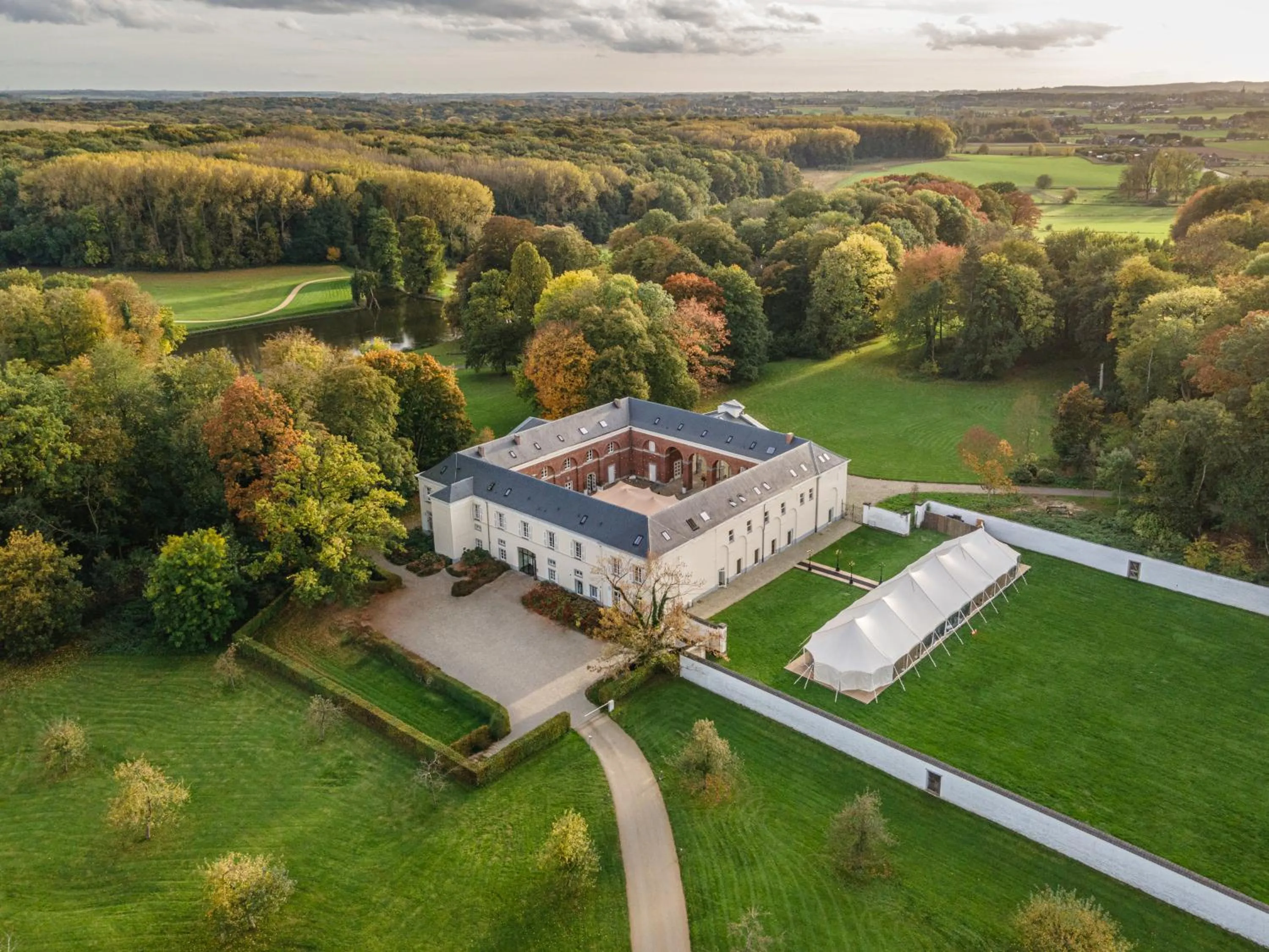 Garden view in B&B T'Rest - Park ter Rijst