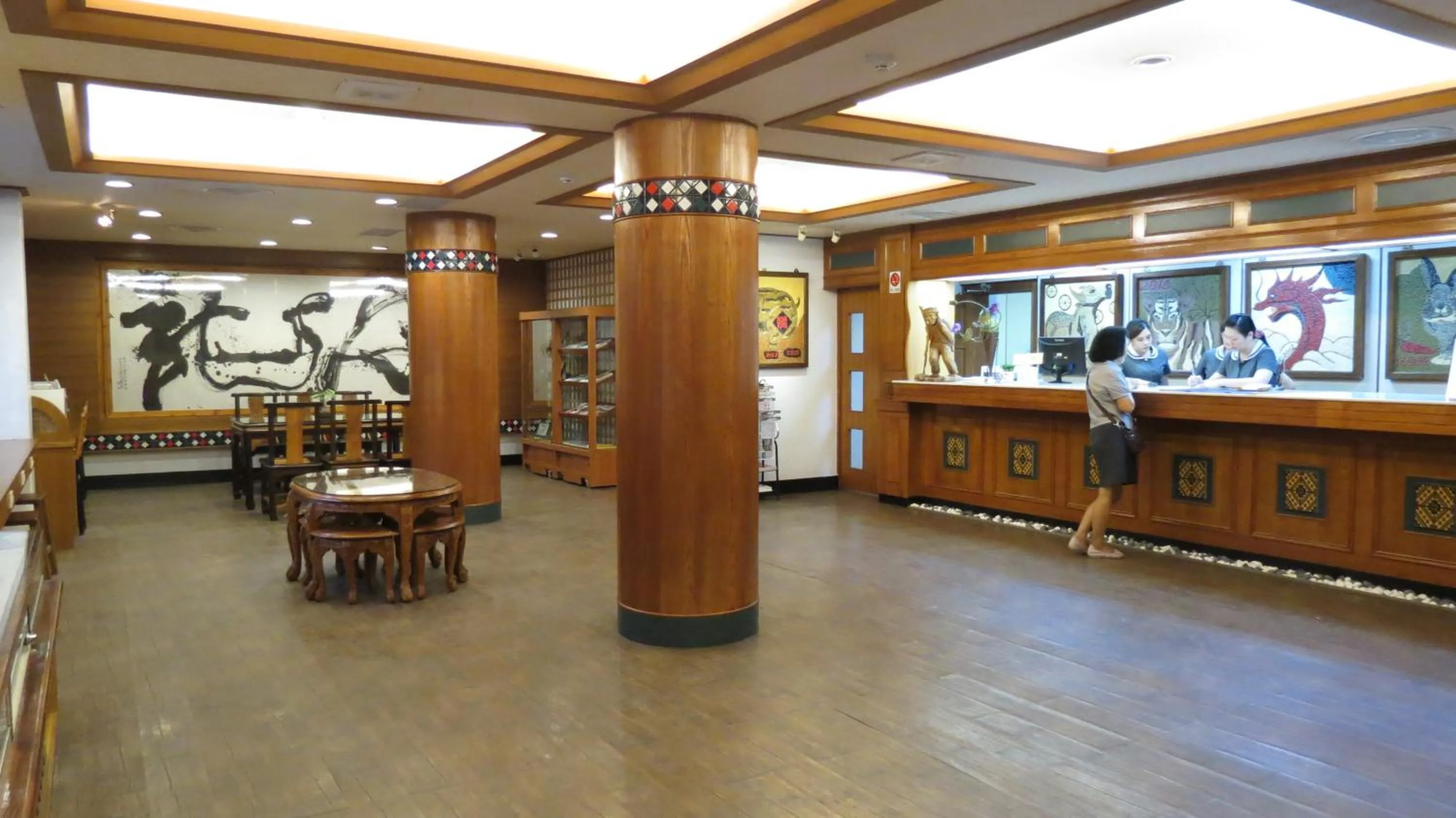 Staff in Rainbow Resort Hotel