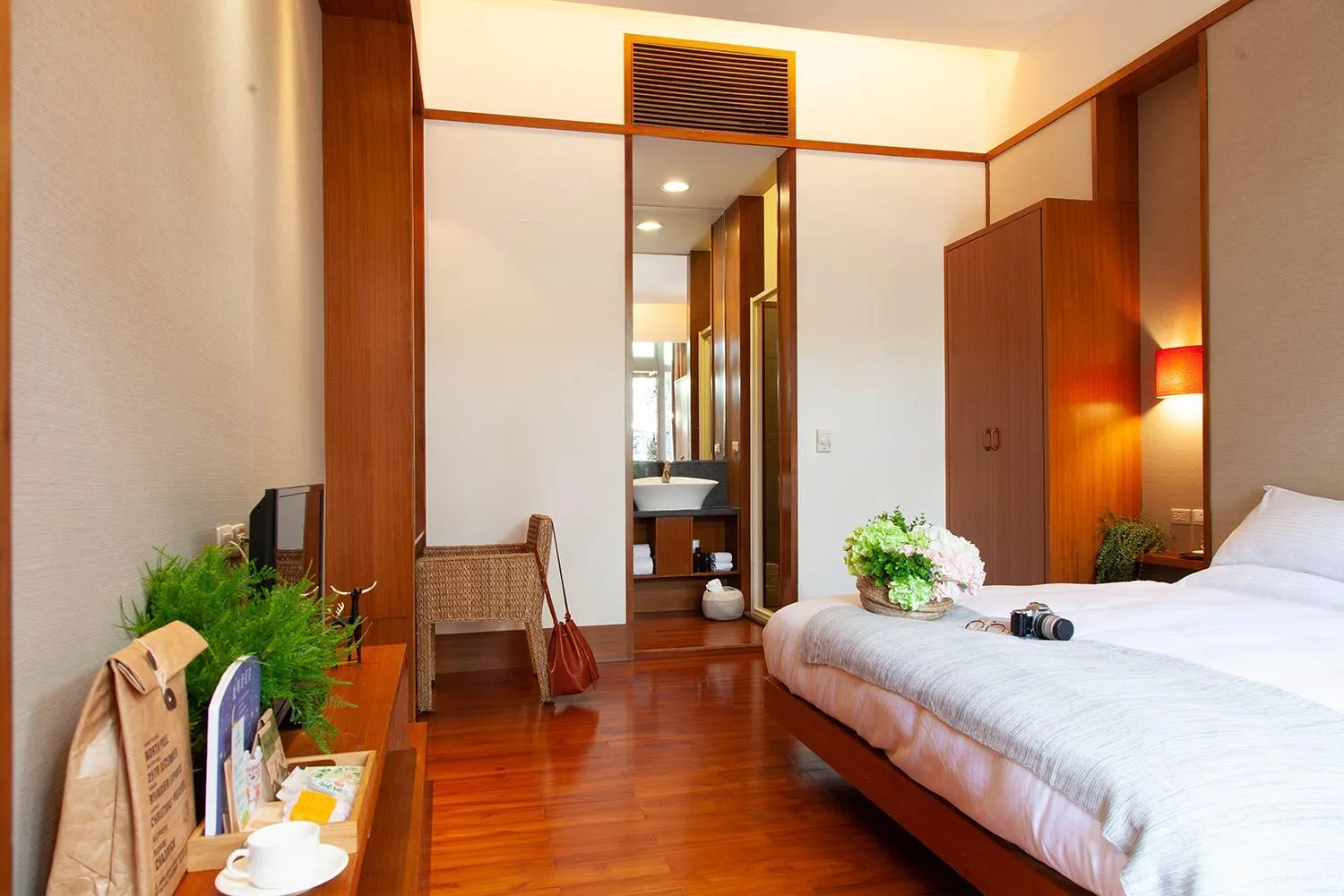 Bed in Luminous Hot Spring Resort & SPA