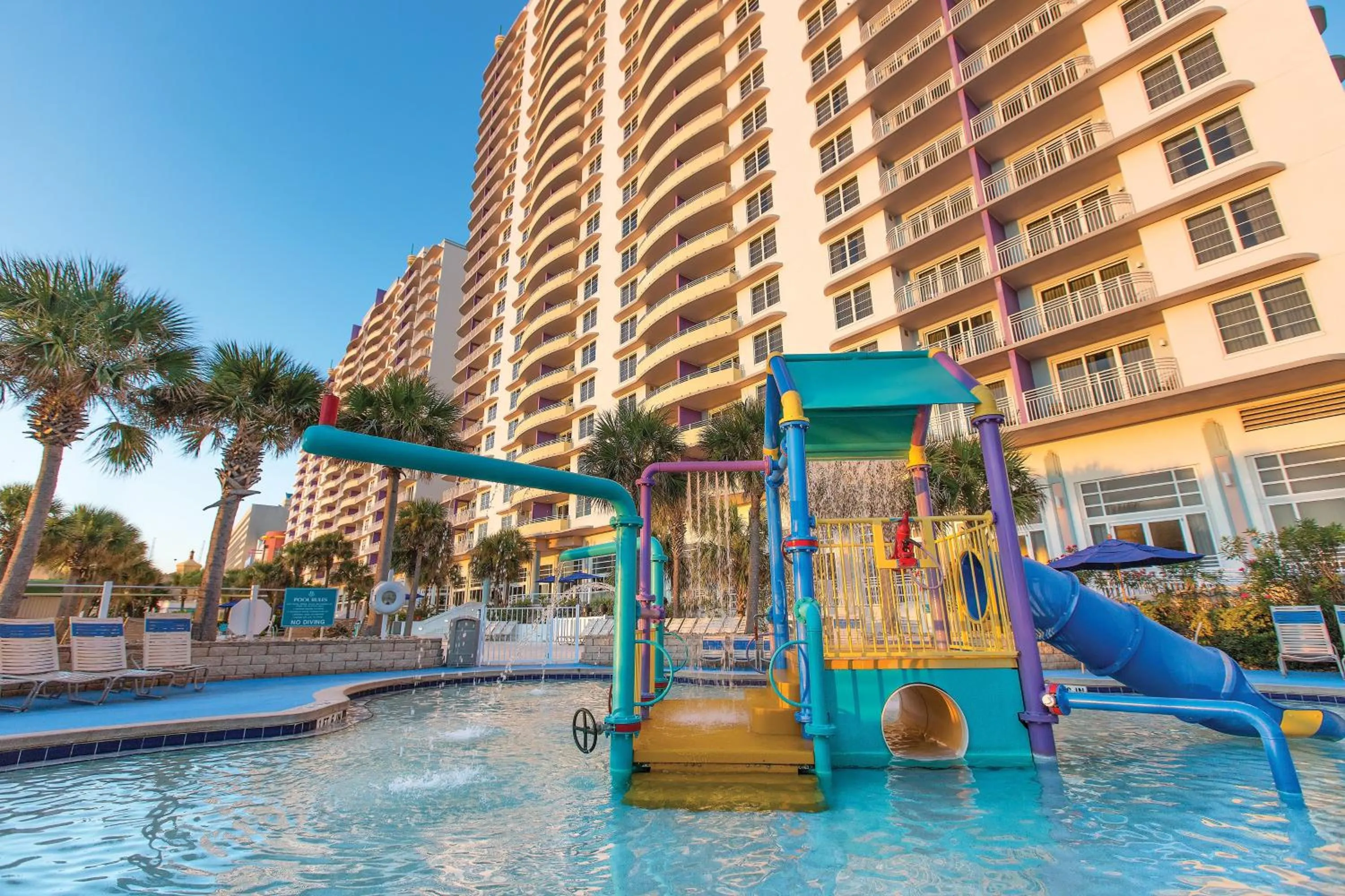 Children play ground in Ocean Walk Resort
