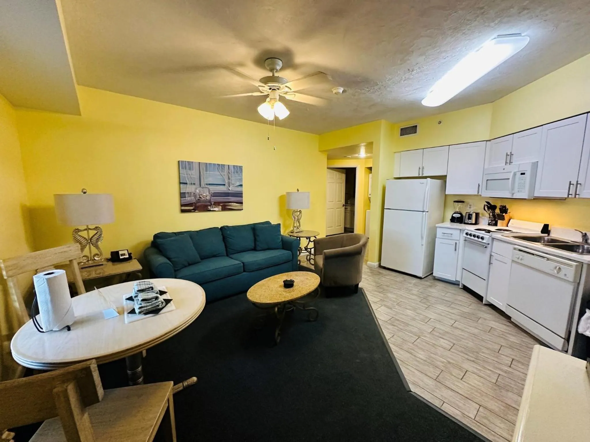 Living room in Ocean Walk Resort