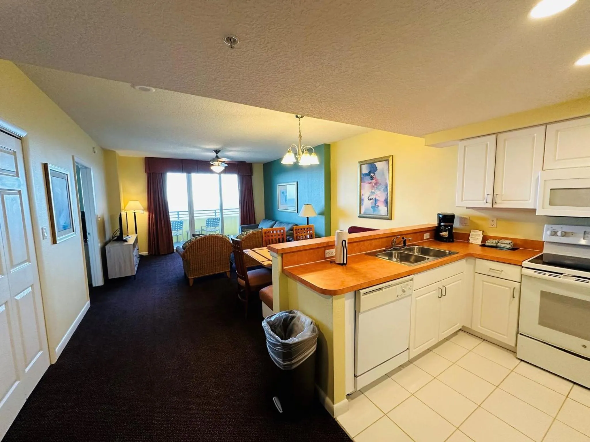 Living room in Ocean Walk Resort