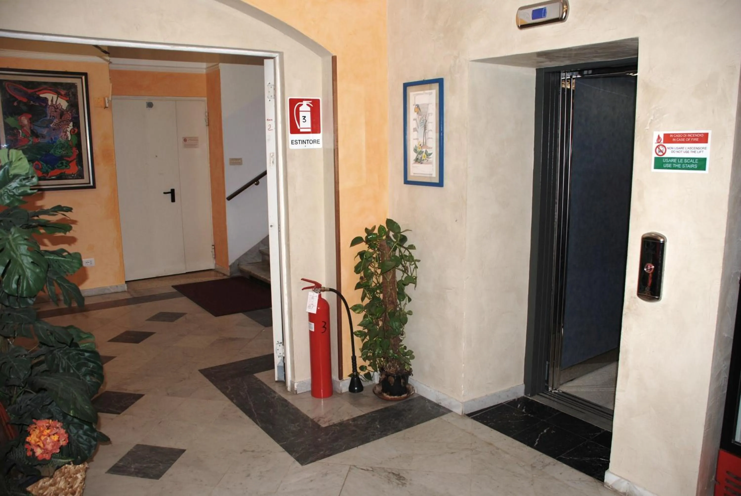 Decorative detail in Hotel Annunziata