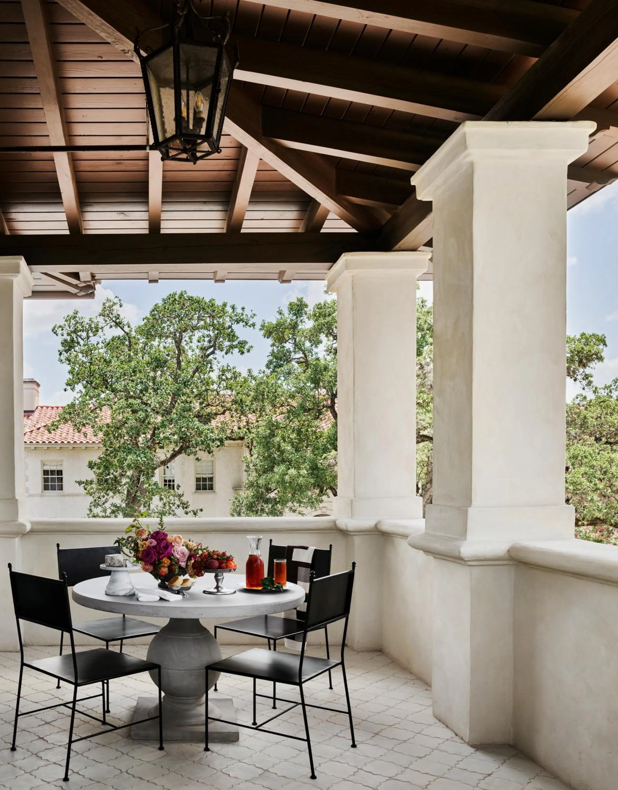 Patio in Commodore Perry Estate, Auberge Collection
