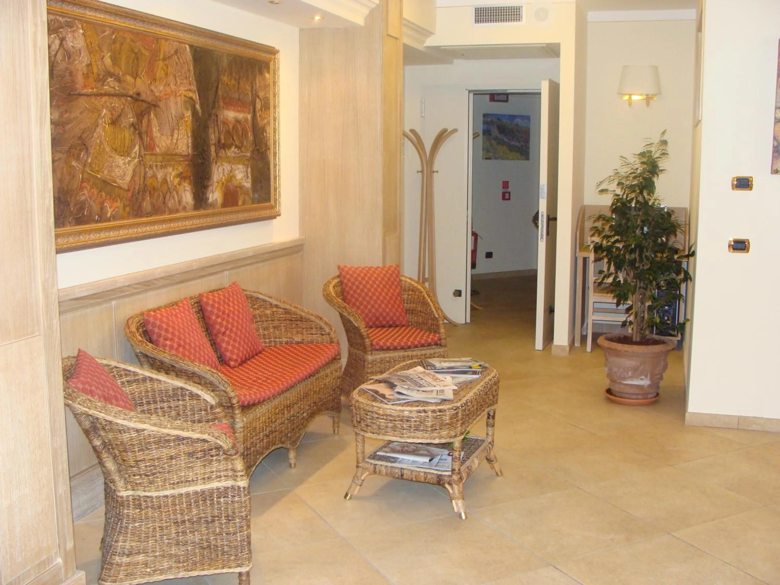 Lobby or reception in Hotel Belforte