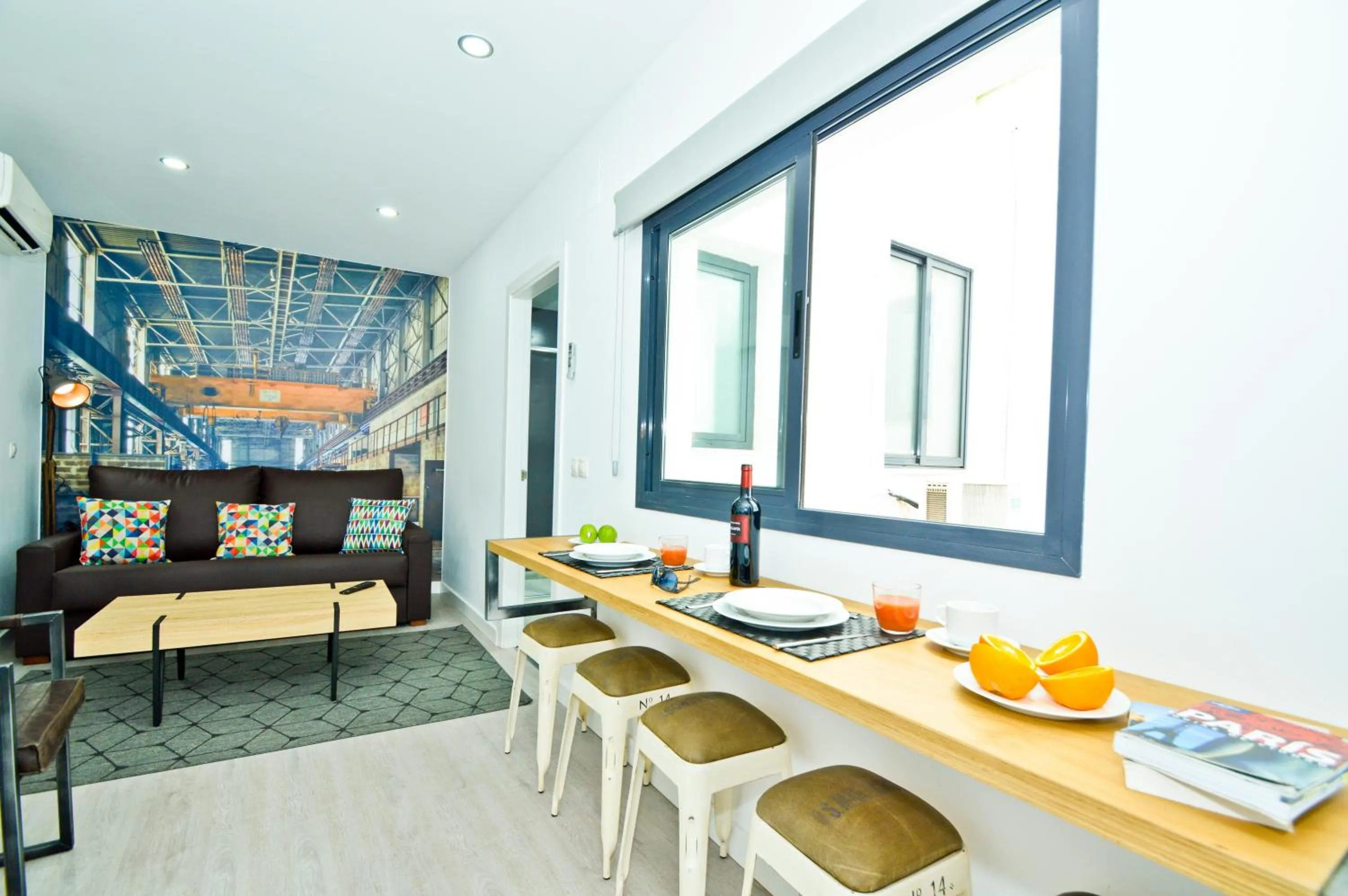 Living room in The Zentral Suites & Apartments