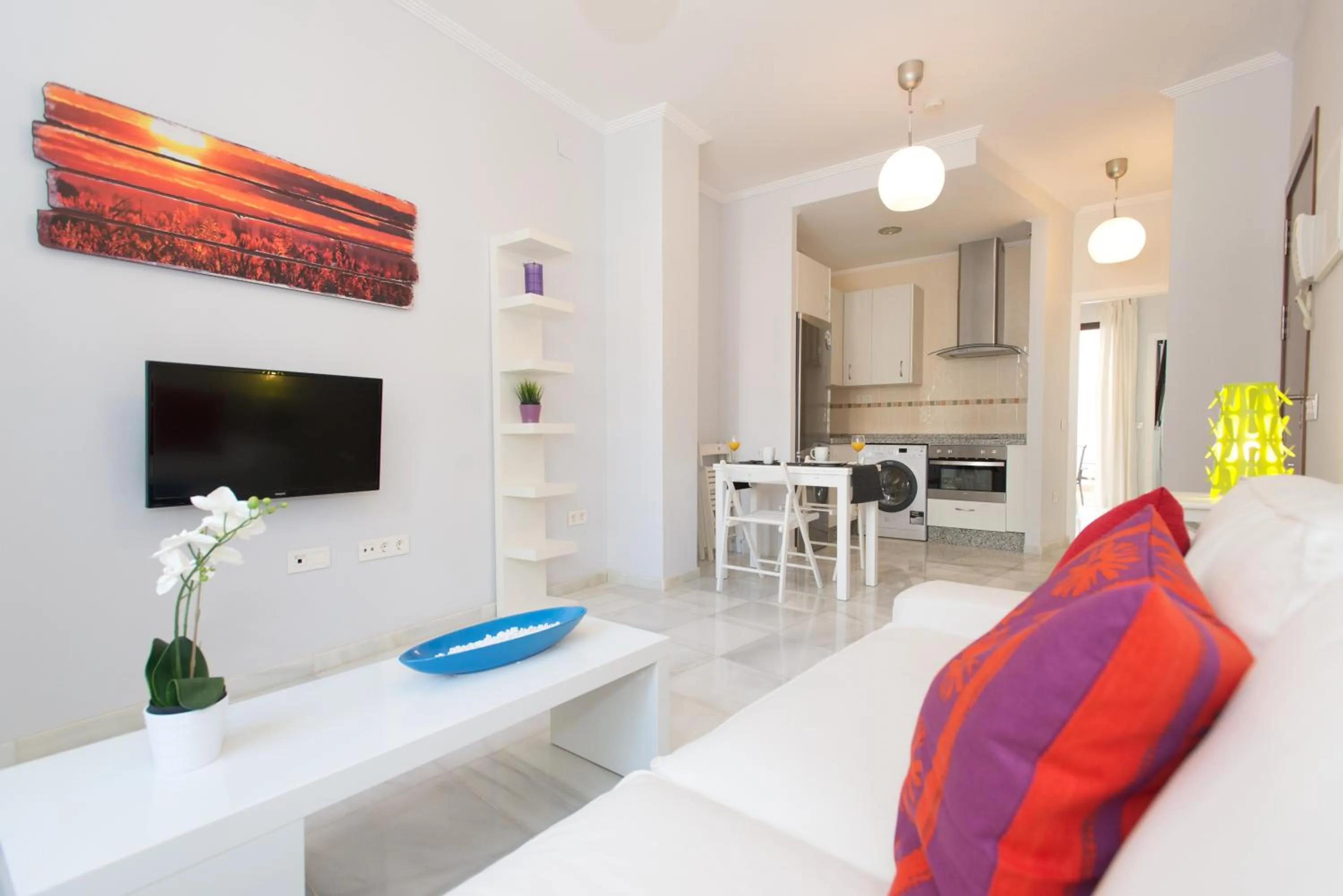 Living room in The Zentral Suites & Apartments