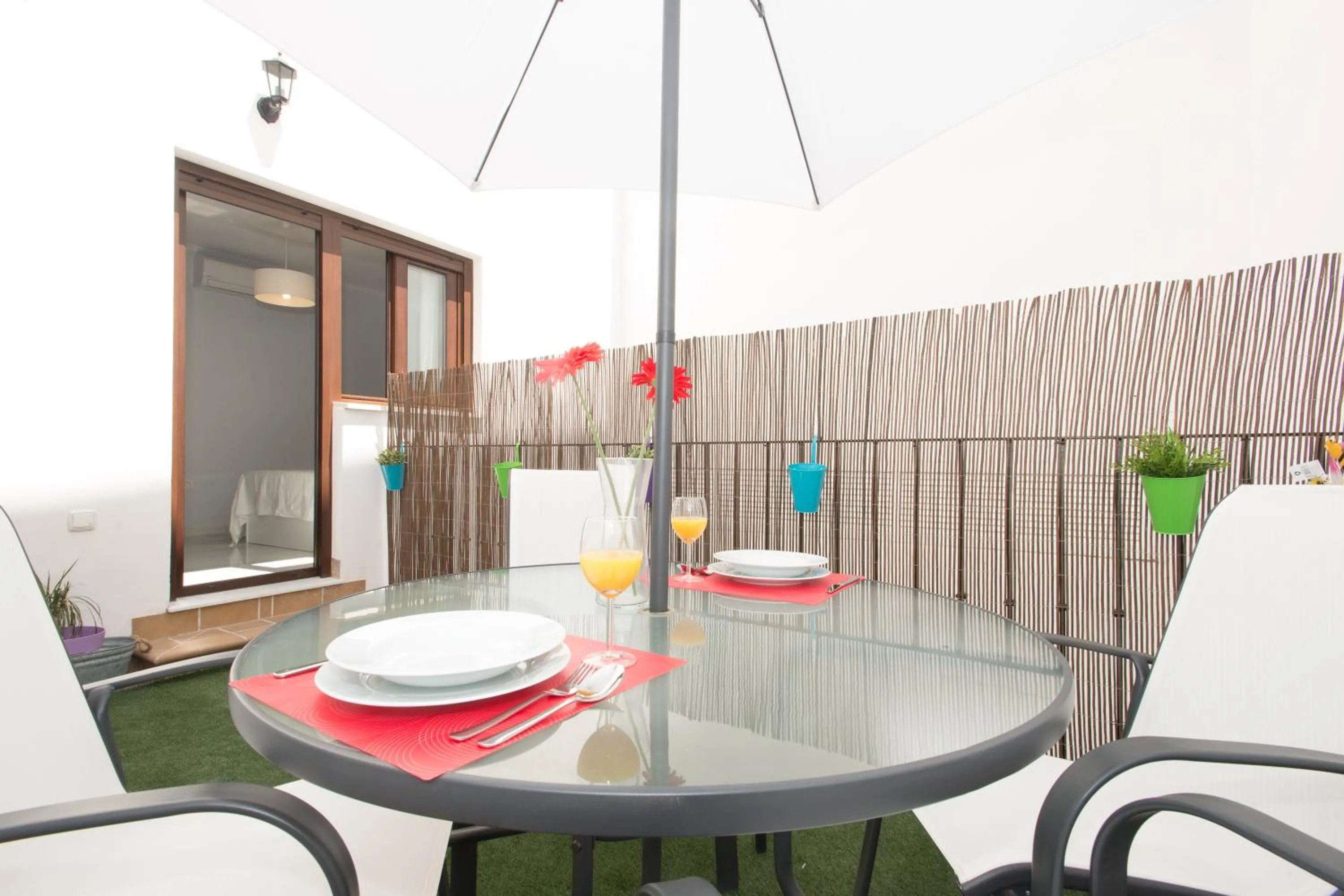 Balcony/Terrace in The Zentral Suites & Apartments